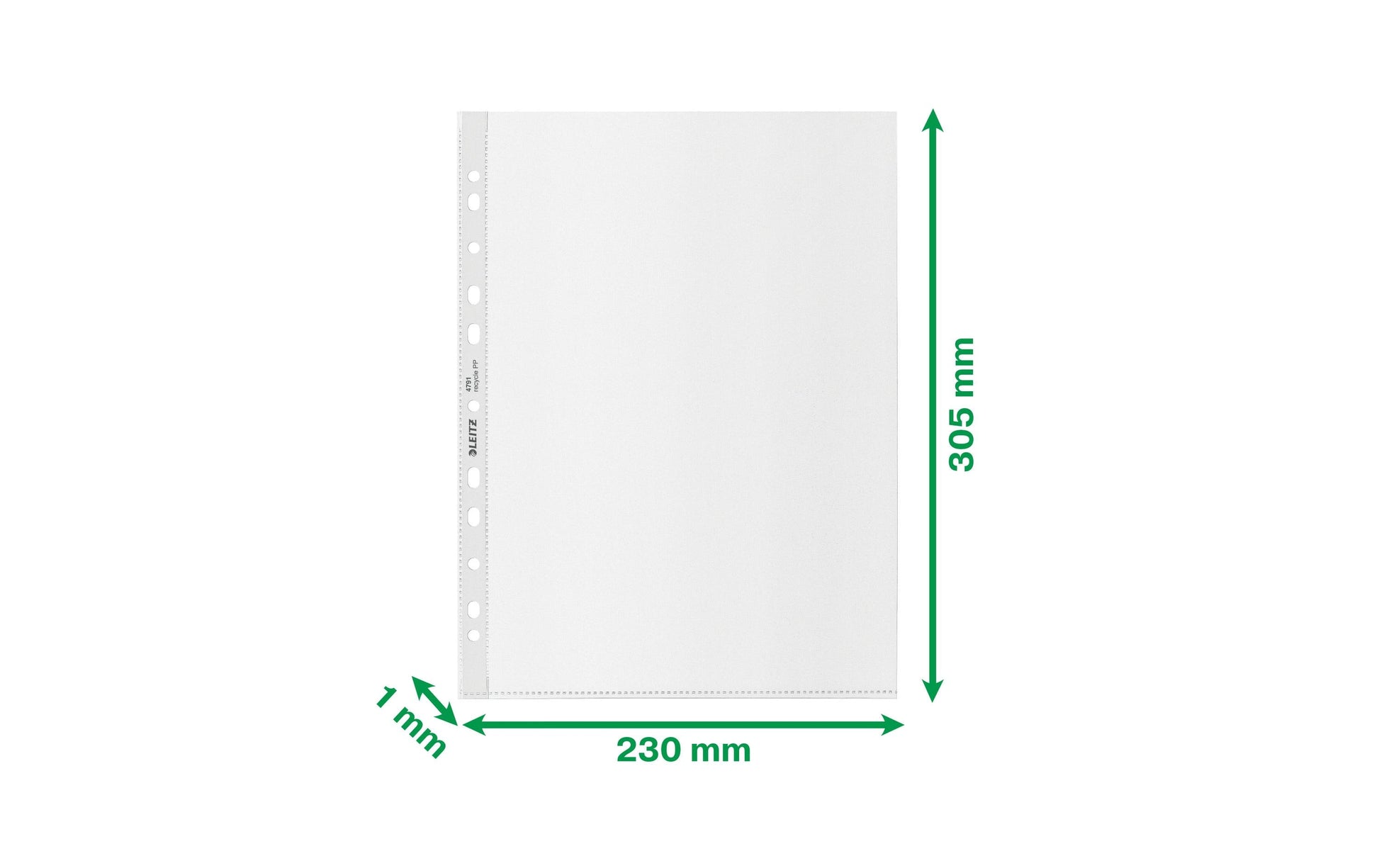 Leitz Sichtmappe A4 – Polypropylen, 25er-Pack