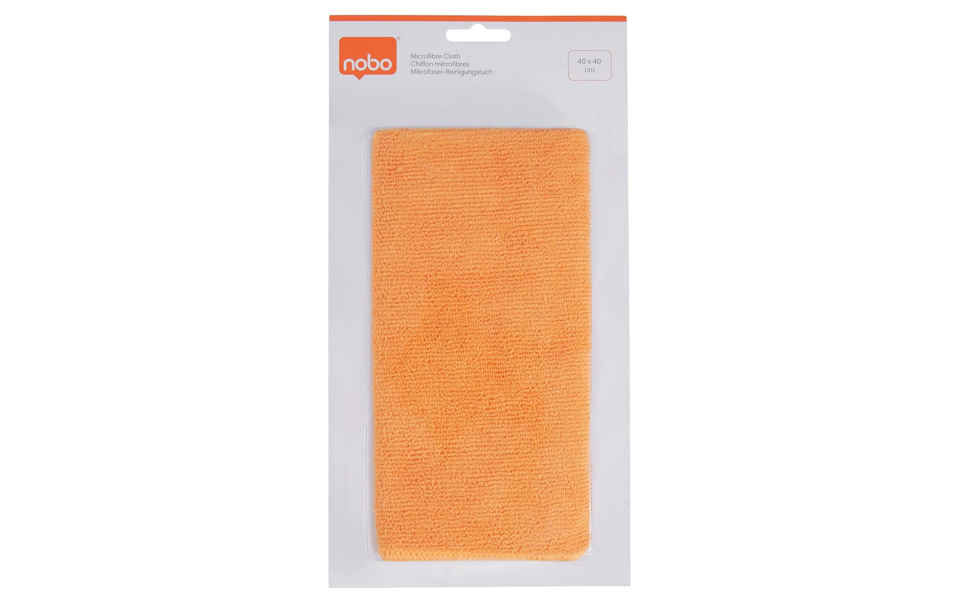 Nobo Reinigungstücher, Mikrofaser, Orange, 1 Stück