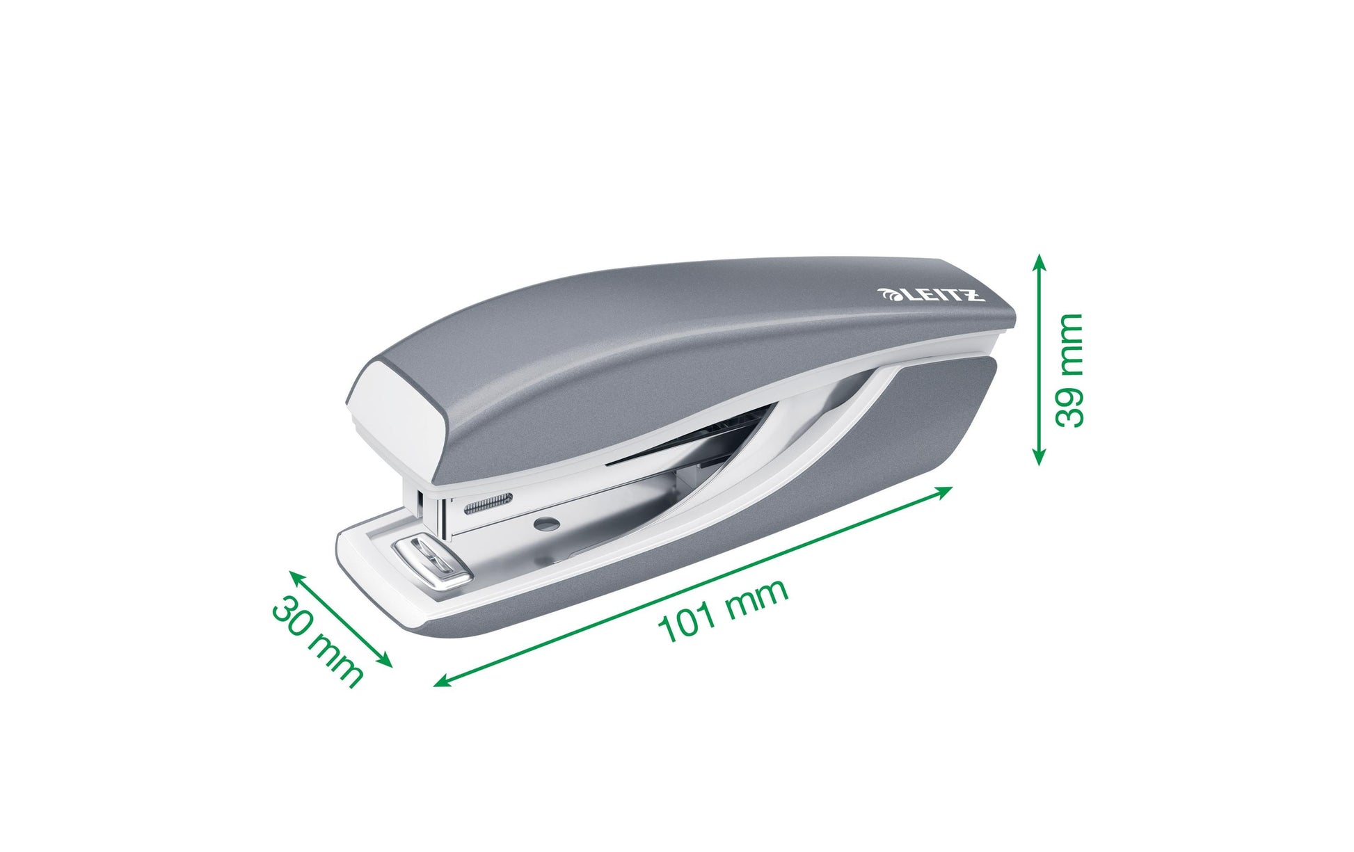 Leitz NeXXt 5528 – Hefter, 10 Blatt, für Nr. 10, Tackerfunktion, Integrierter Heftklammerentferner