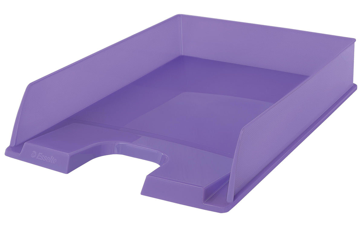 Esselte Colour'ICE – Briefkorb für A4, Polystyrol (PS), Lavendel, 254 × 61 × 350 mm