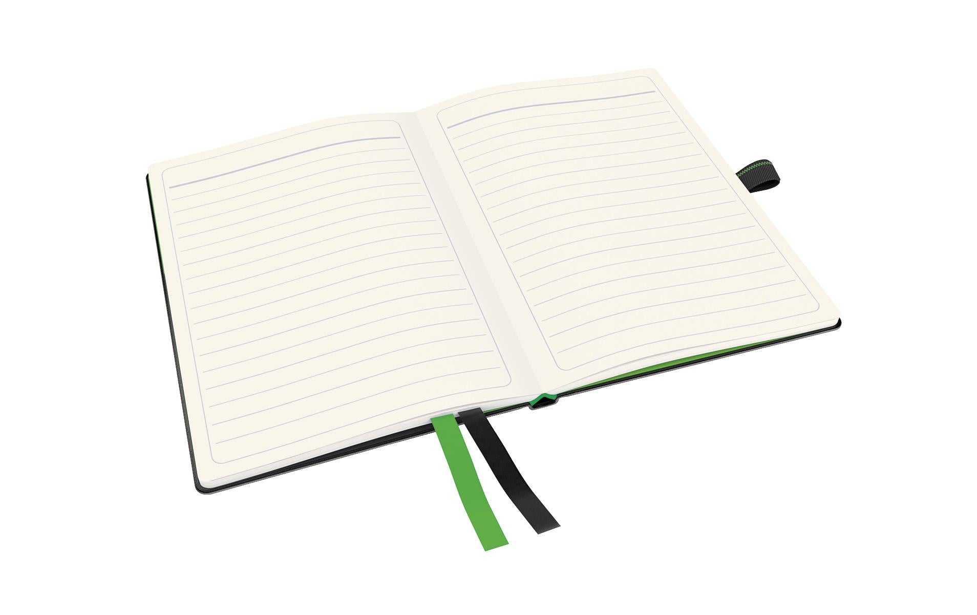 Leitz Notizbuch – A6 – liniert – 160 Seiten – 100 g/m² – Hardcover, schwarz, FSC