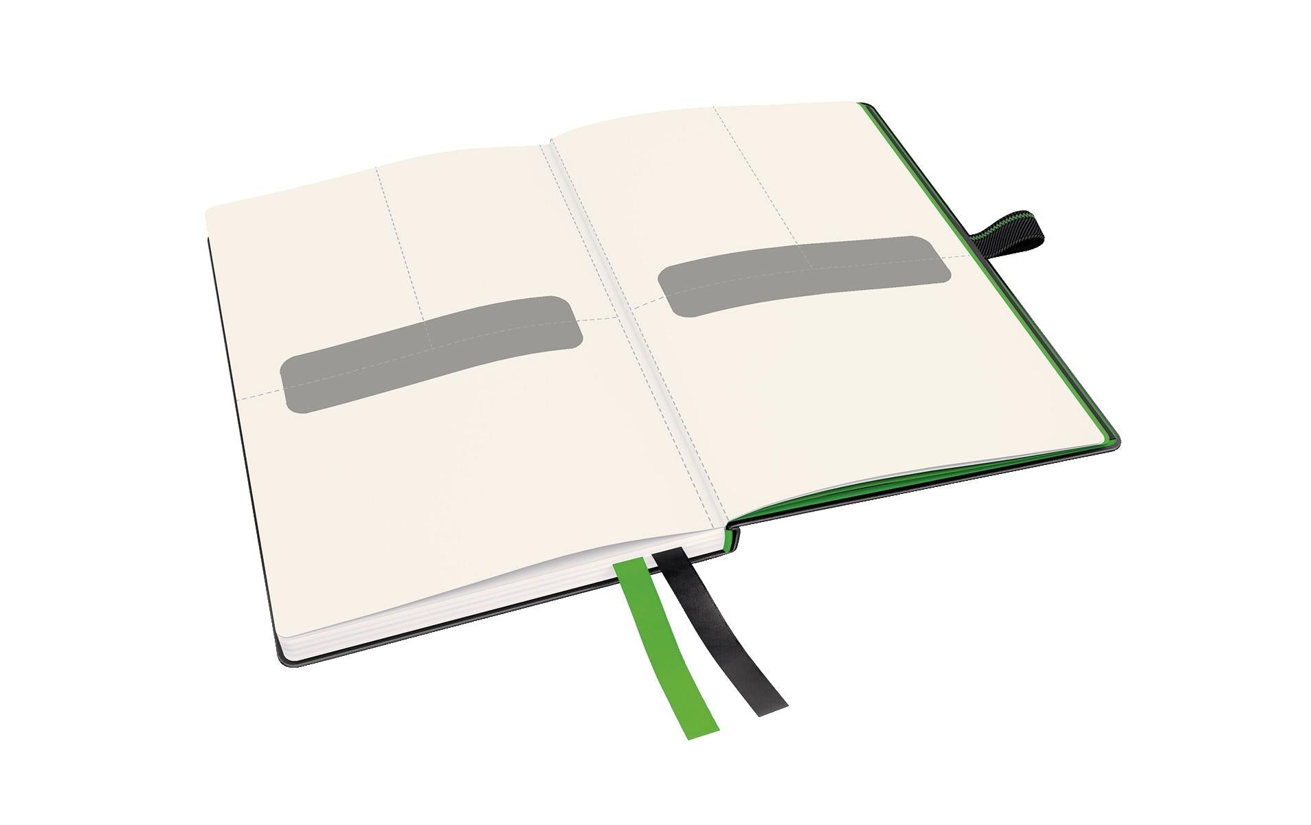Leitz Notizbuch – A6 – liniert – 160 Seiten – 100 g/m² – Hardcover, schwarz, FSC