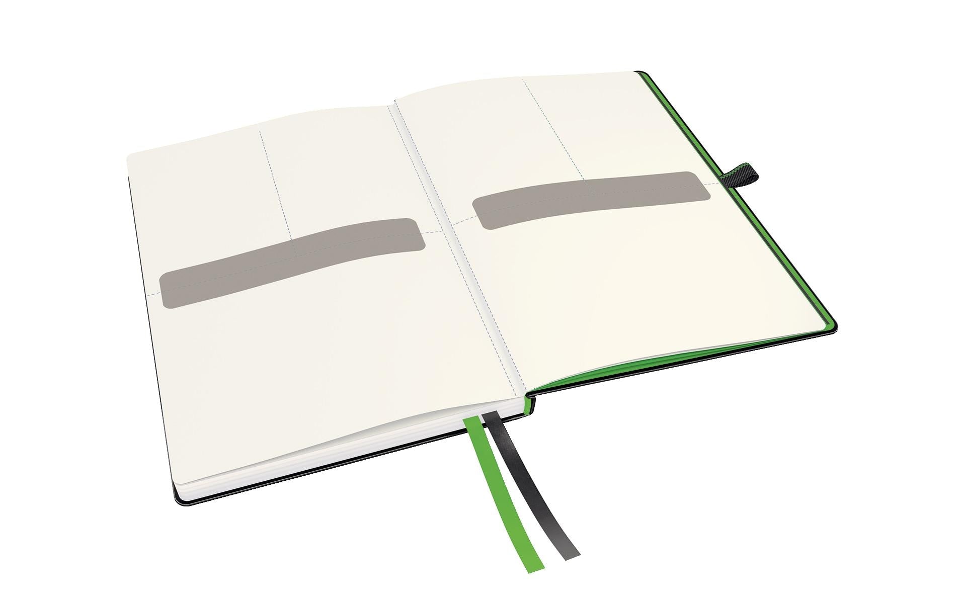 Leitz Notizbuch – A5 – liniert – 80 Seiten – 100 g/m² – Hardcover, schwarz, FSC