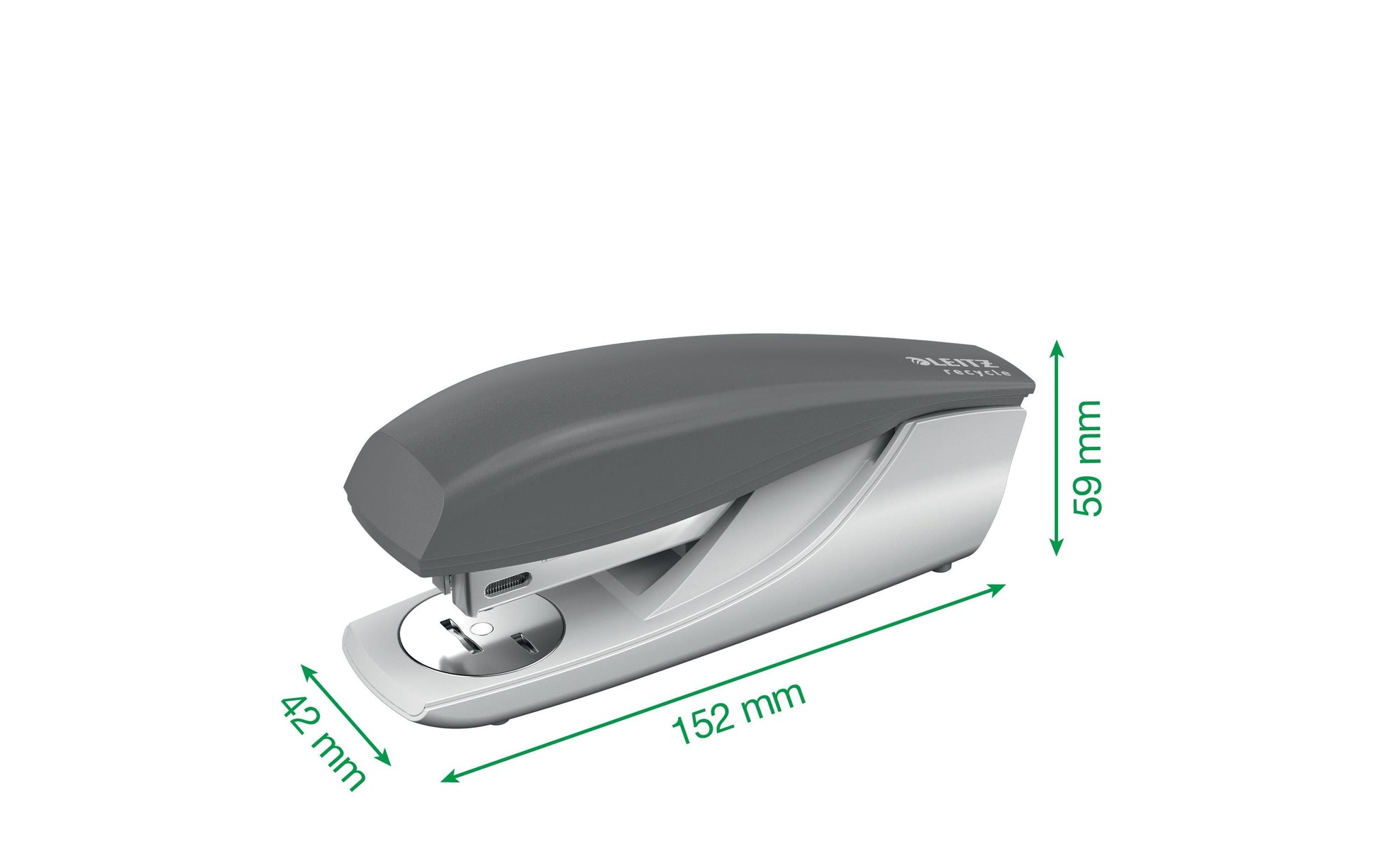 Leitz NeXXt Recycle Heftgerät – 30 Blatt, für 24/6, 26/6, Grün