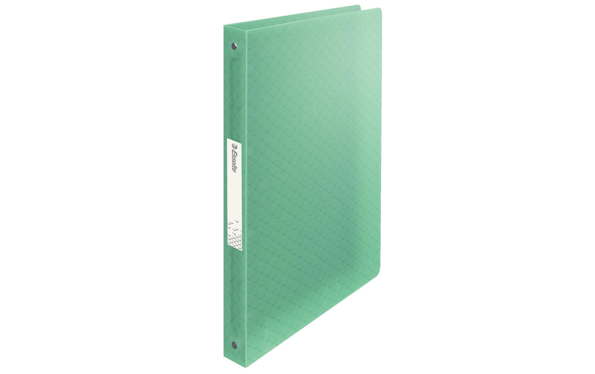 Esselte Colour'ICE Ringbuch – 4-Ring – für A4 – Rückenbreite 2,5 cm – Grün