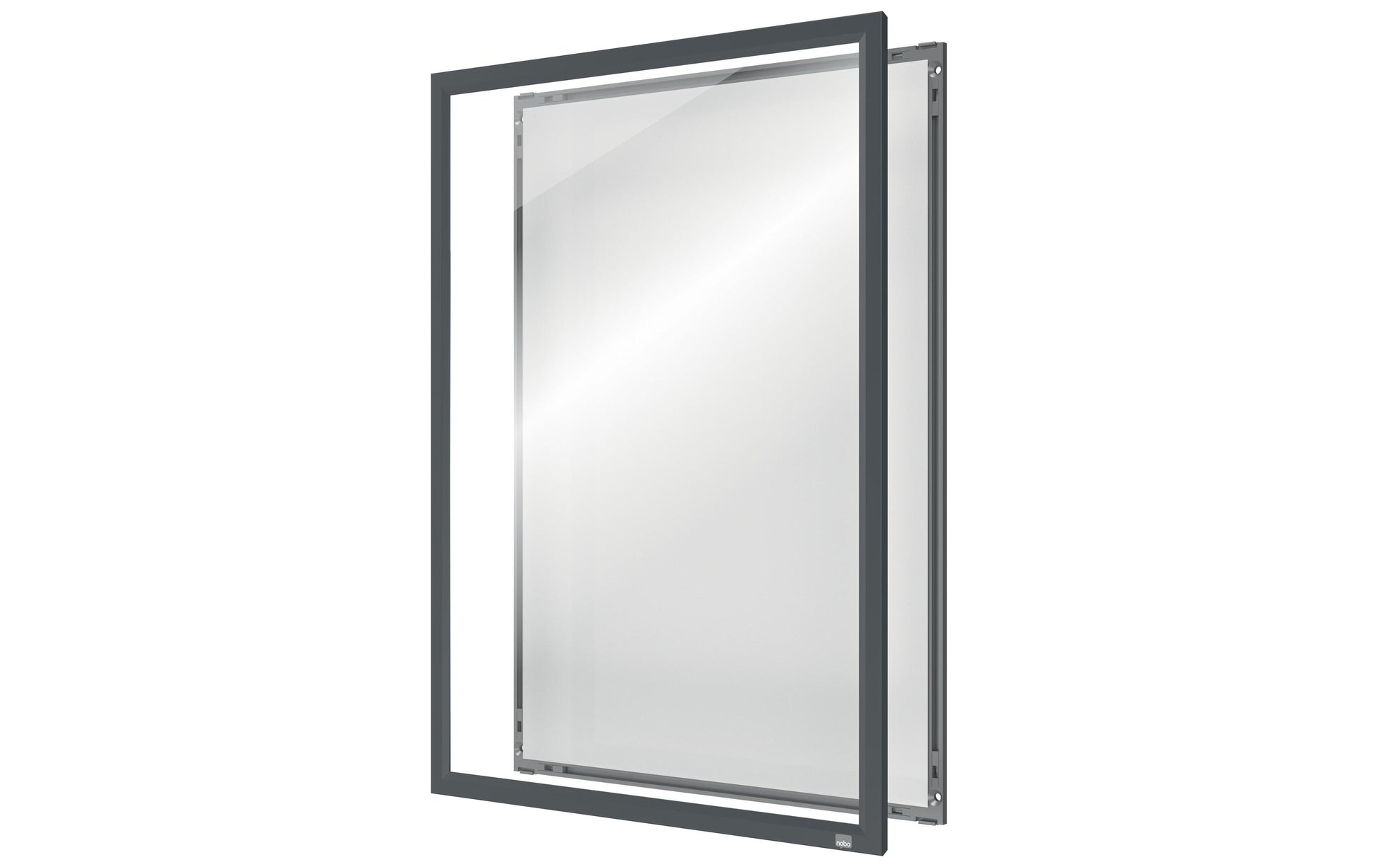 Nobo Plakatrahmen Impression Pro – für A3 – Klapprahmen – schwarz – Aluminium – 339×463×17 mm
