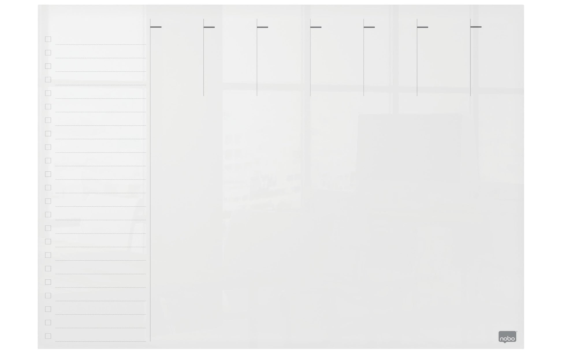 Nobo Whiteboard – 29,7 × 42 cm, Acryl