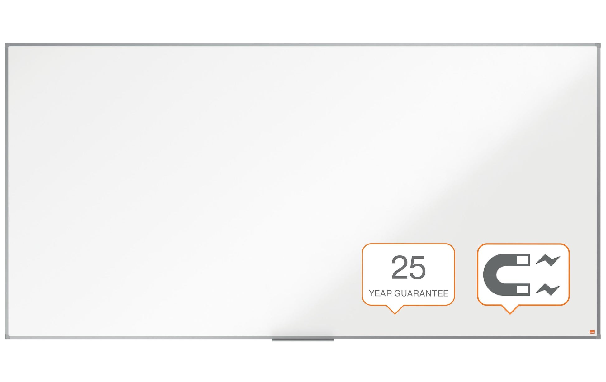 Nobo Whiteboard – 240 × 120 cm, Aluminiumrahmen, Wandmontage, inkl. Stiftablage