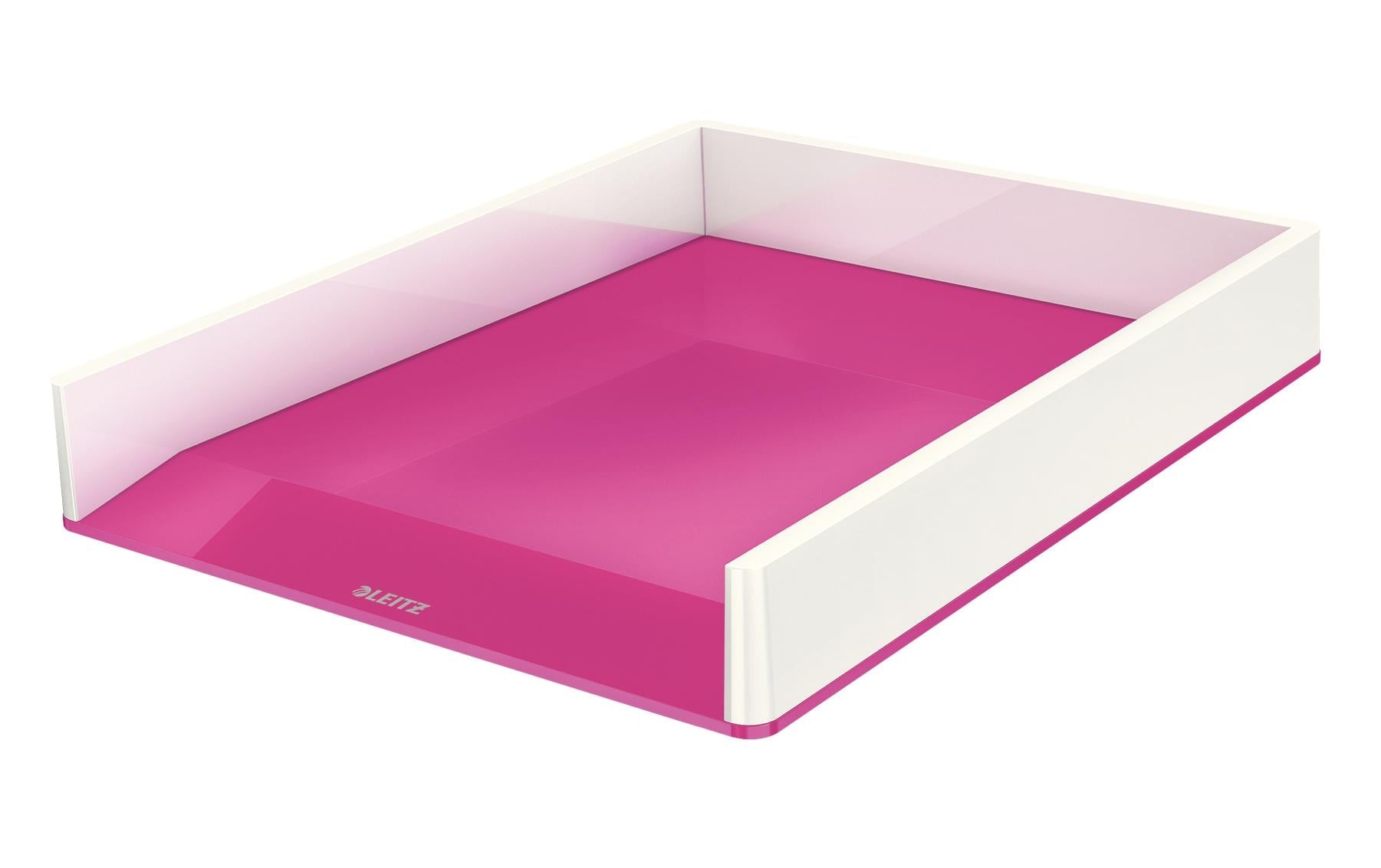Leitz Briefkorb – Kunststoff, metallisch, pink, Serie 53611023