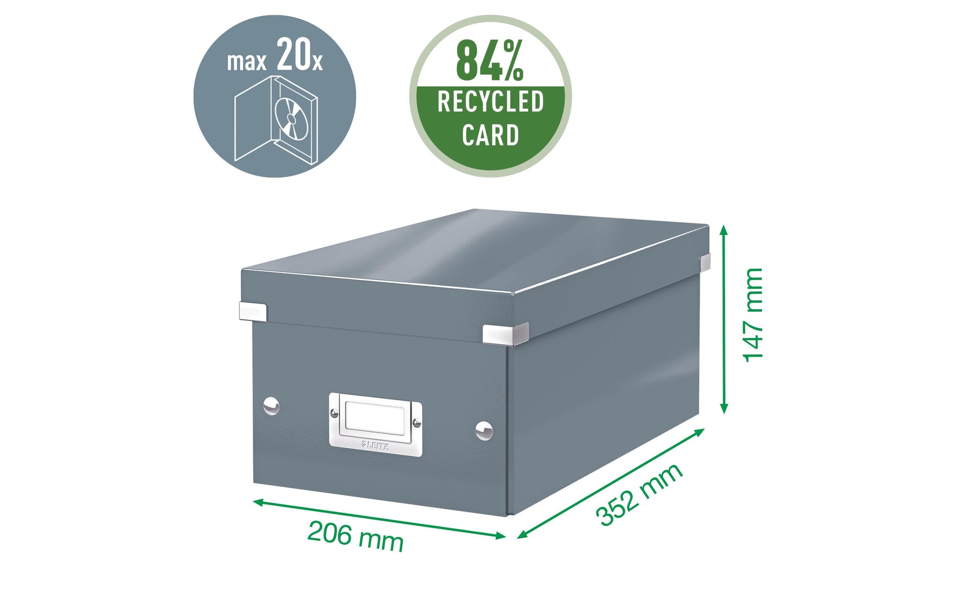 Leitz Click&Store Aufbewahrungsbox – für DVDs