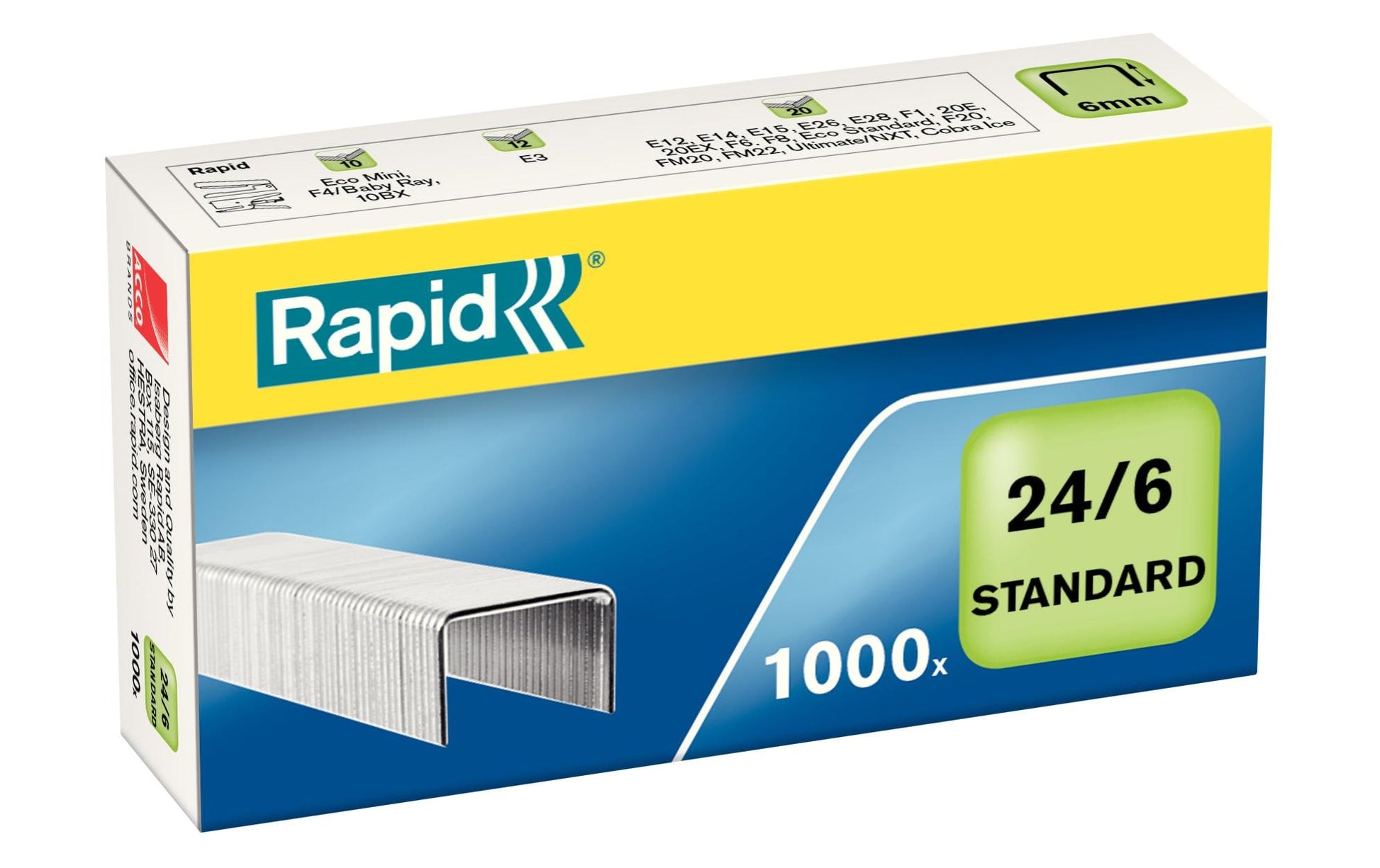 Rapid Heftklammern 24/6 – 1000 Stk.