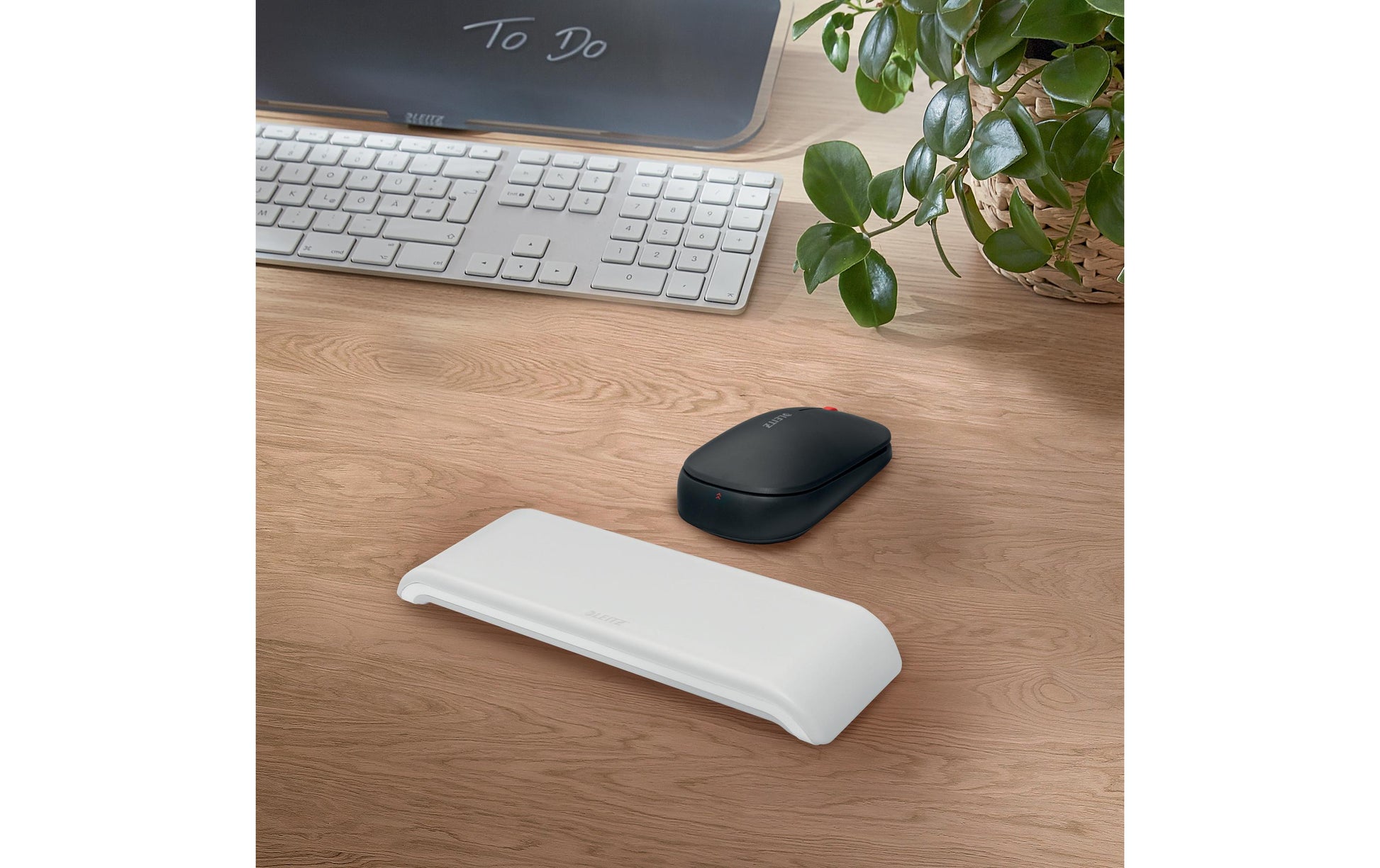 Leitz Cosy – Maus – Kabellos (Bluetooth/2,4 GHz), 4000 DPI, Beidhändig, Dunkelgrau