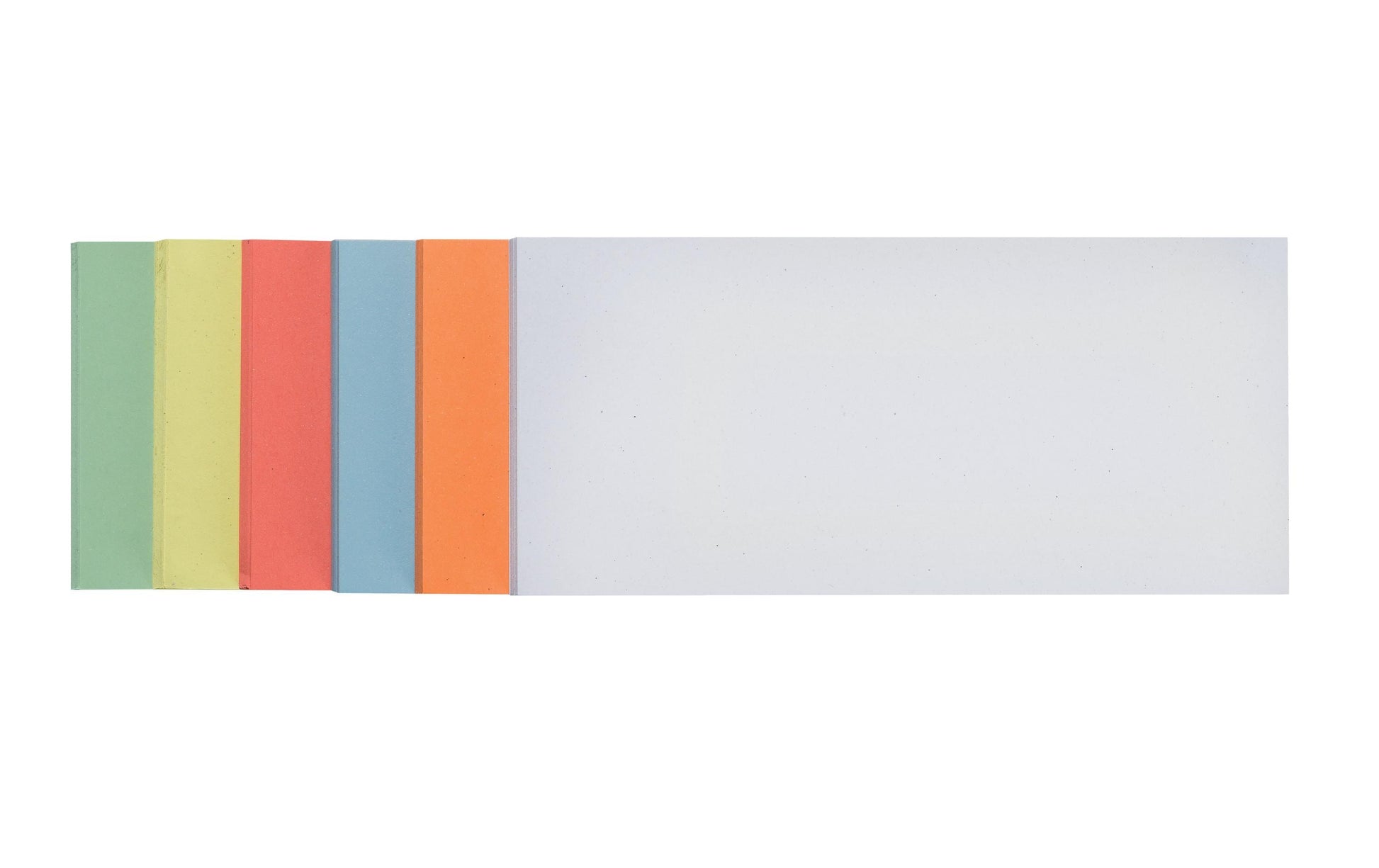 Franken Selbstklebende Moderationskarten – 95 × 205 mm – sortiert, 500 Stück, 100% Recycling