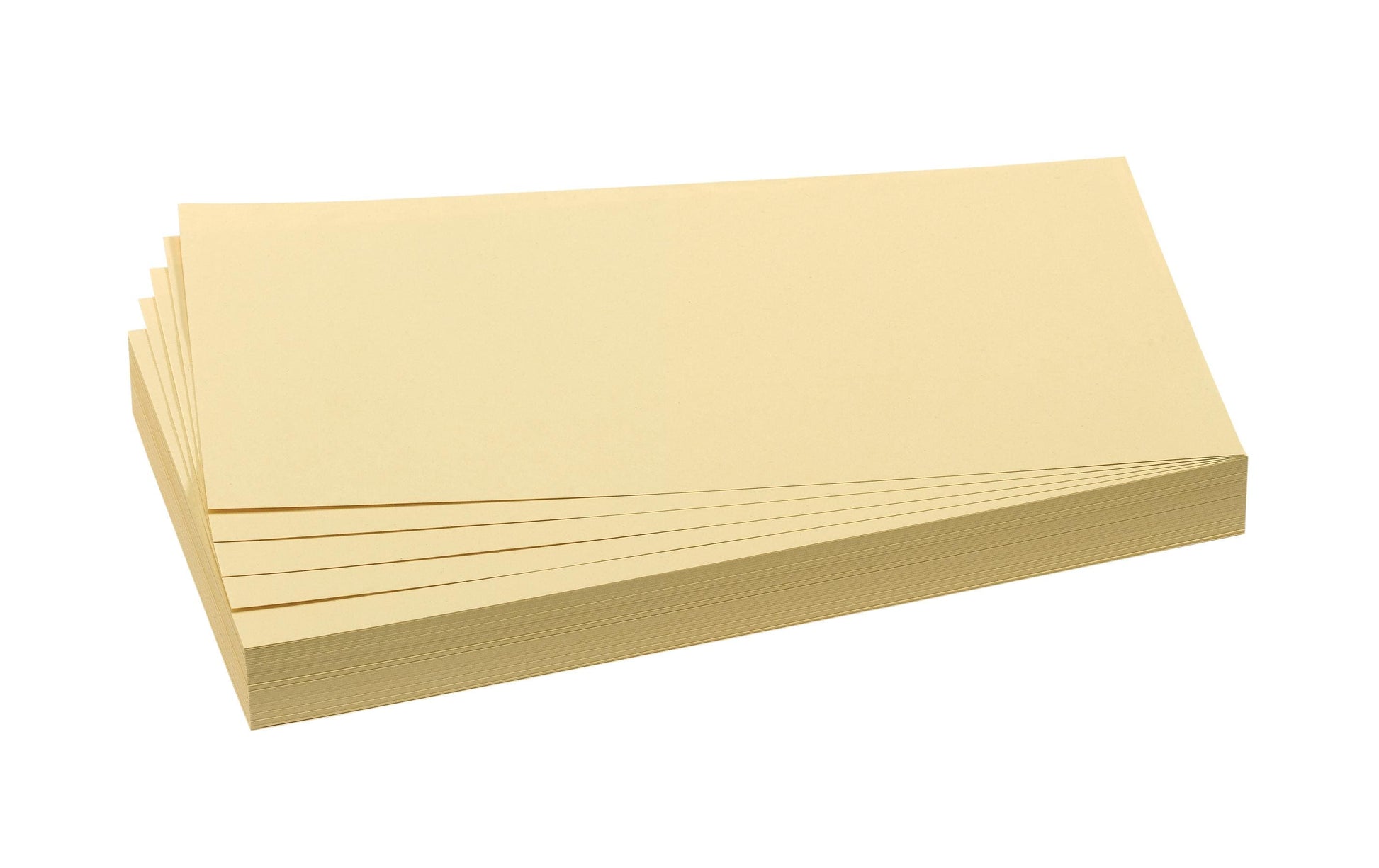 Franken Moderationskarten Rechteck – 9,5 × 20,5 cm, Gelb, 500 Stk.