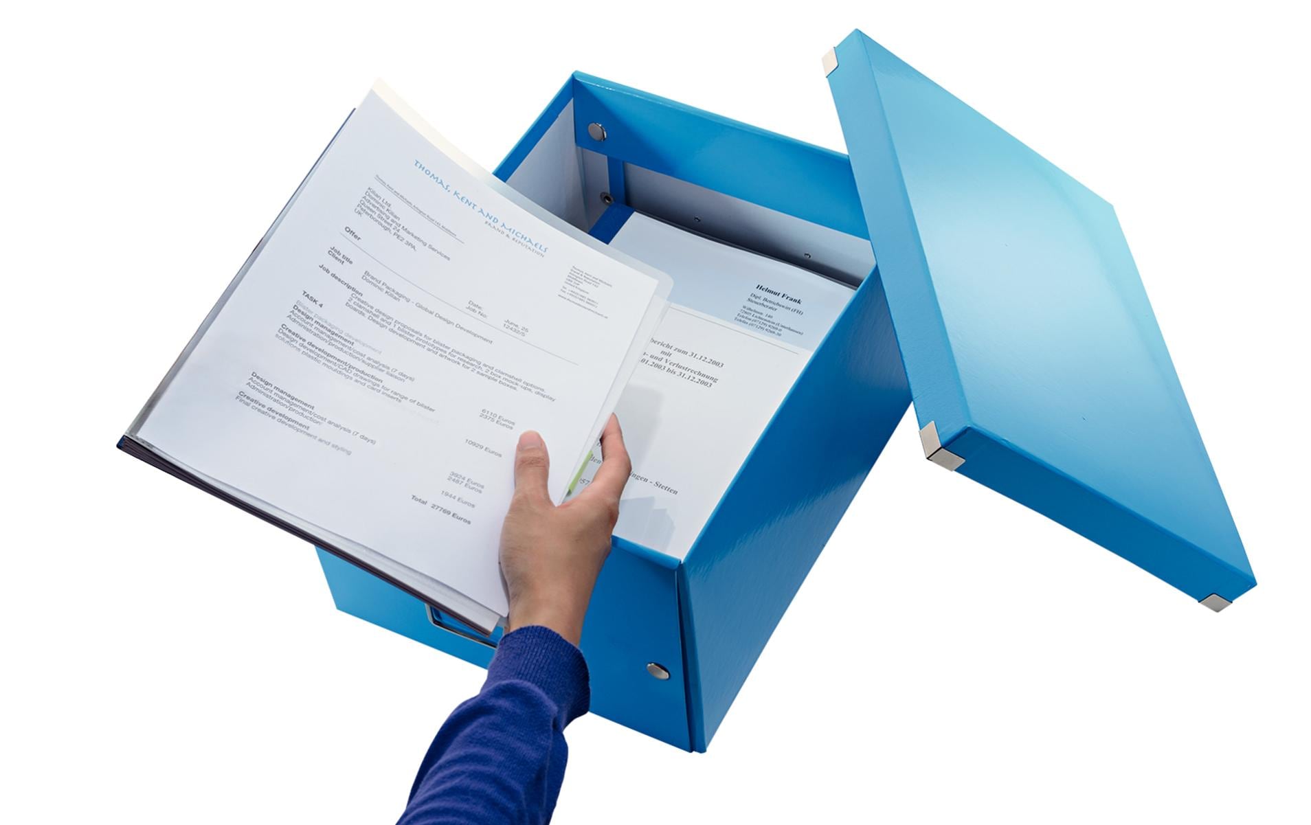 Leitz Click&Store Aufbewahrungsbox – blau, MDF, Kunststoff (PP)