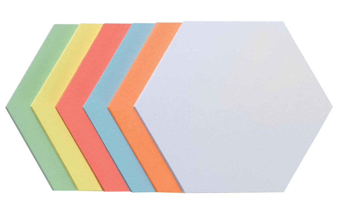 Franken UMZH 1719 99 Moderationskarten Wabe – 16,5 × 19 cm, sortiert, 130 g/m², 100 % Altpapier, 250 Stk.