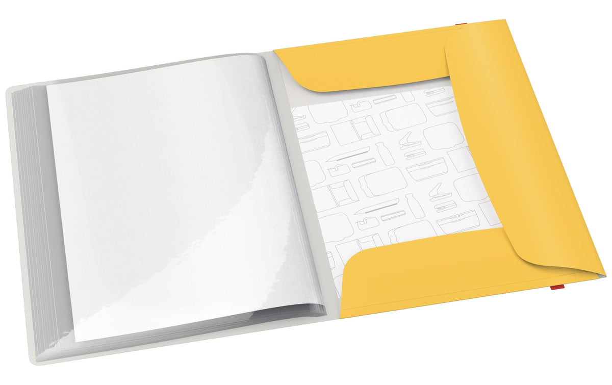 Leitz Cosy Sichtbuch A4, 20 Hüllen, PP, matt, gelb