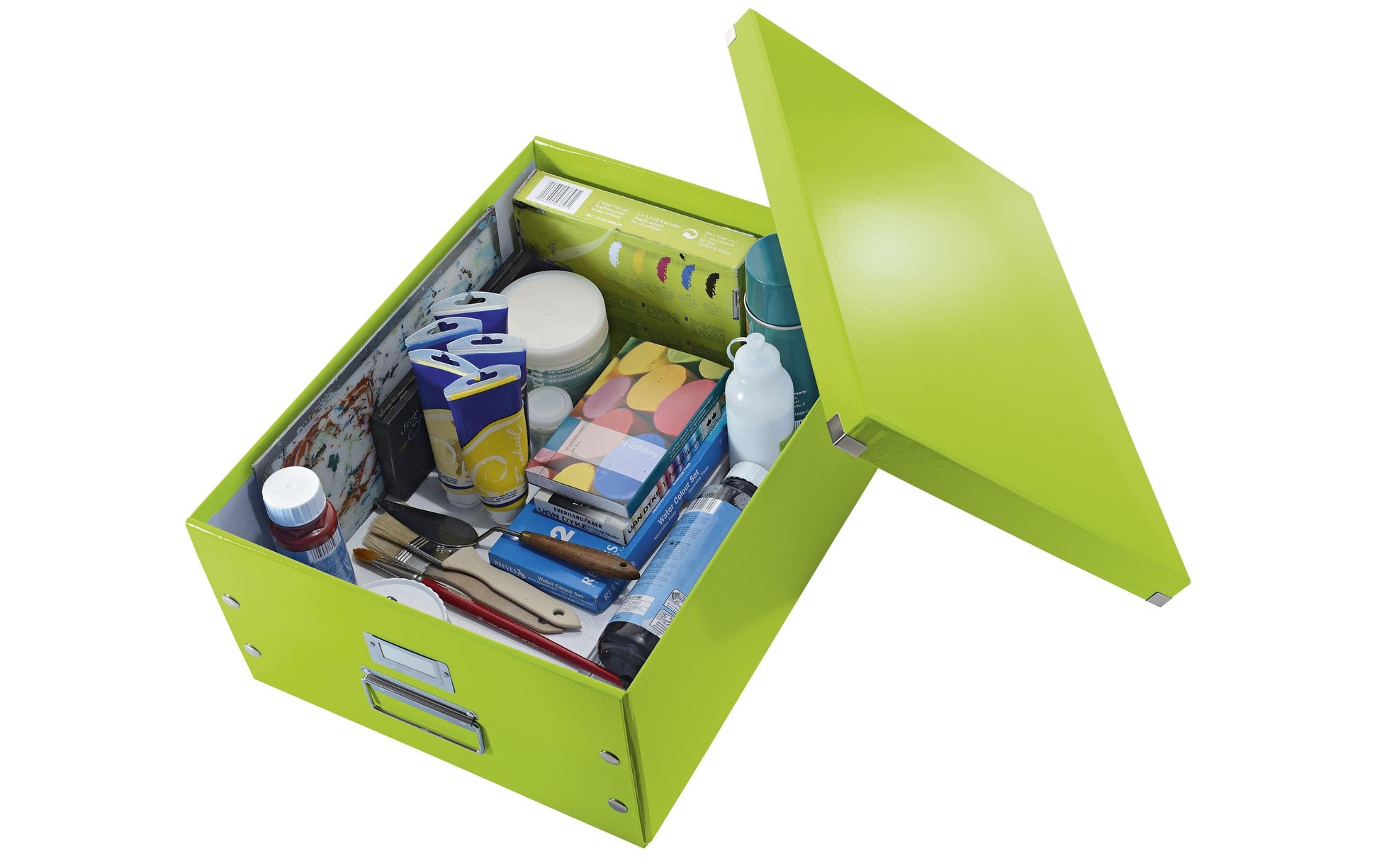 Leitz Click&Store WOW Aufbewahrungsbox B 369 × H 200 × T 482 mm – für A3, mit Tragegriff, stapelbar, grün