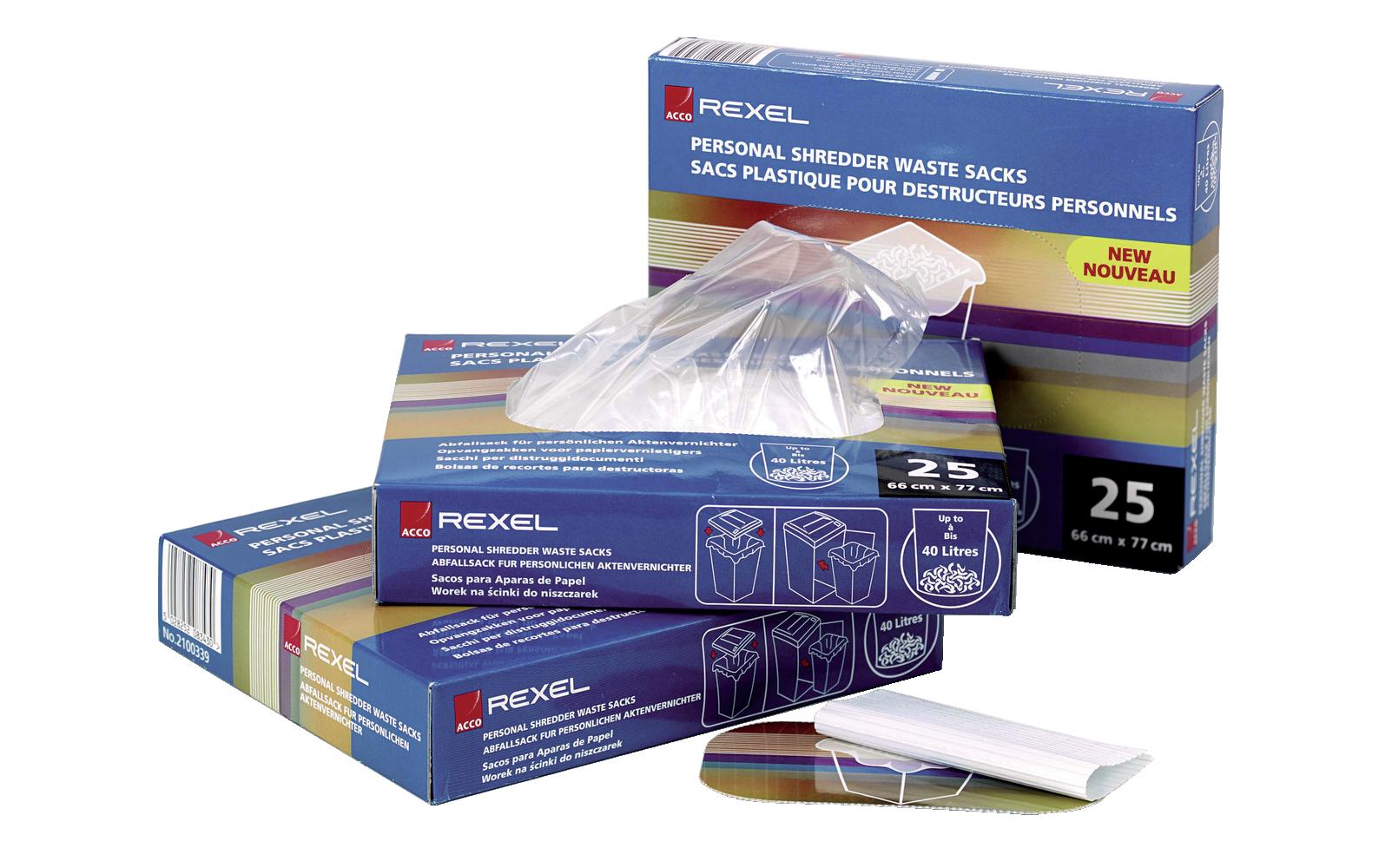 Rexel Aktenvernichtersäcke – 100 Stk., 40 l