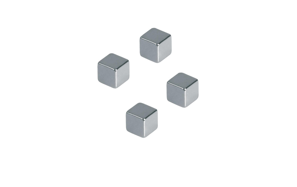 Franken Tafelmagnete – 4 Stk., silber