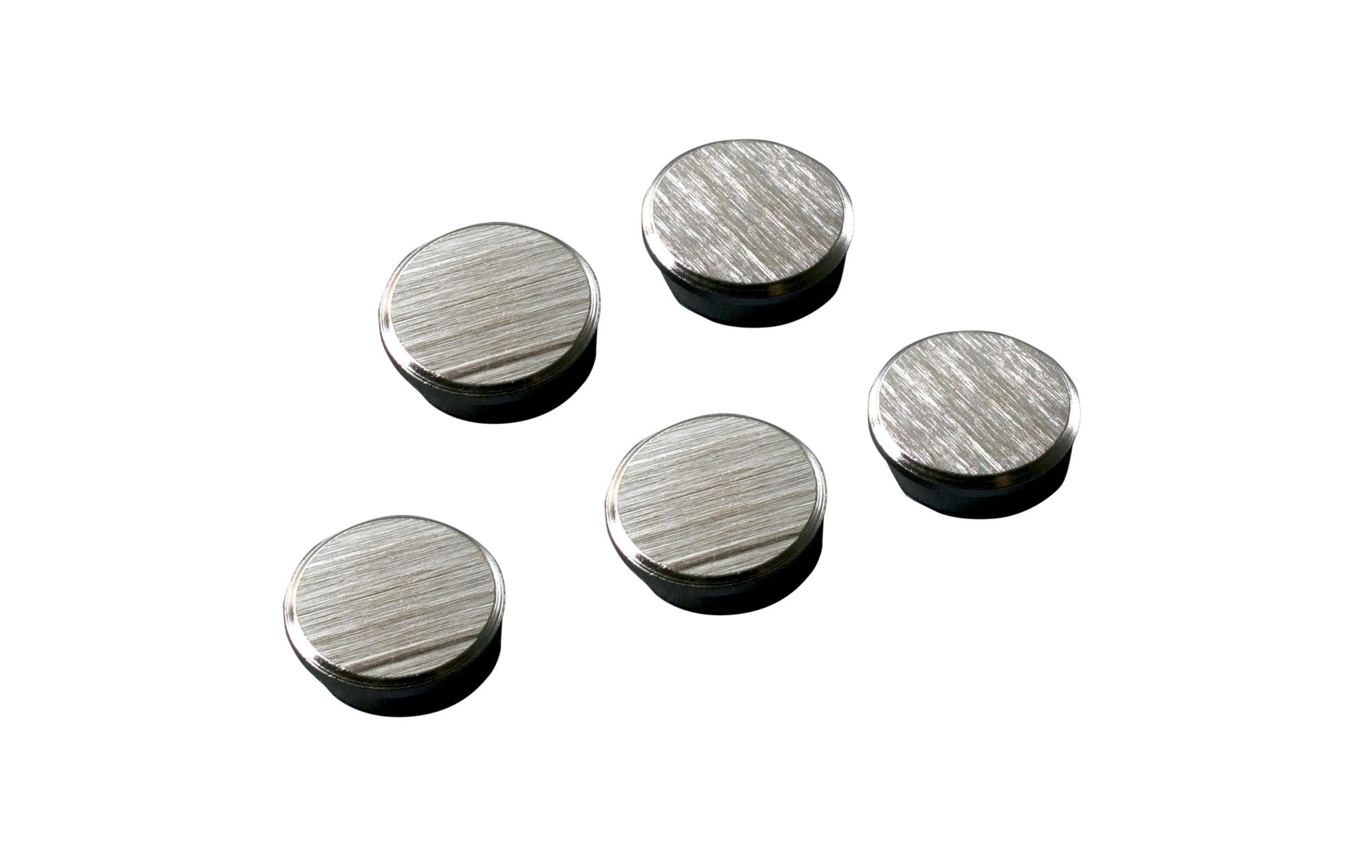 Franken Tafelmagnete – Ø 25 mm, 5 Stk., chrom