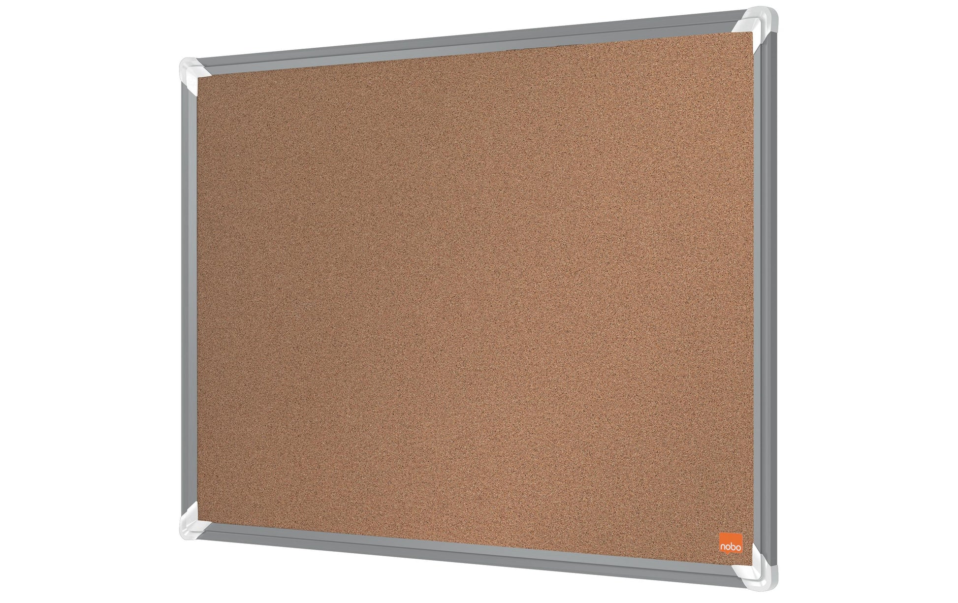 Nobo Korktafel Premium Plus – 60 × 45 cm – braun, Aluminiumrahmen