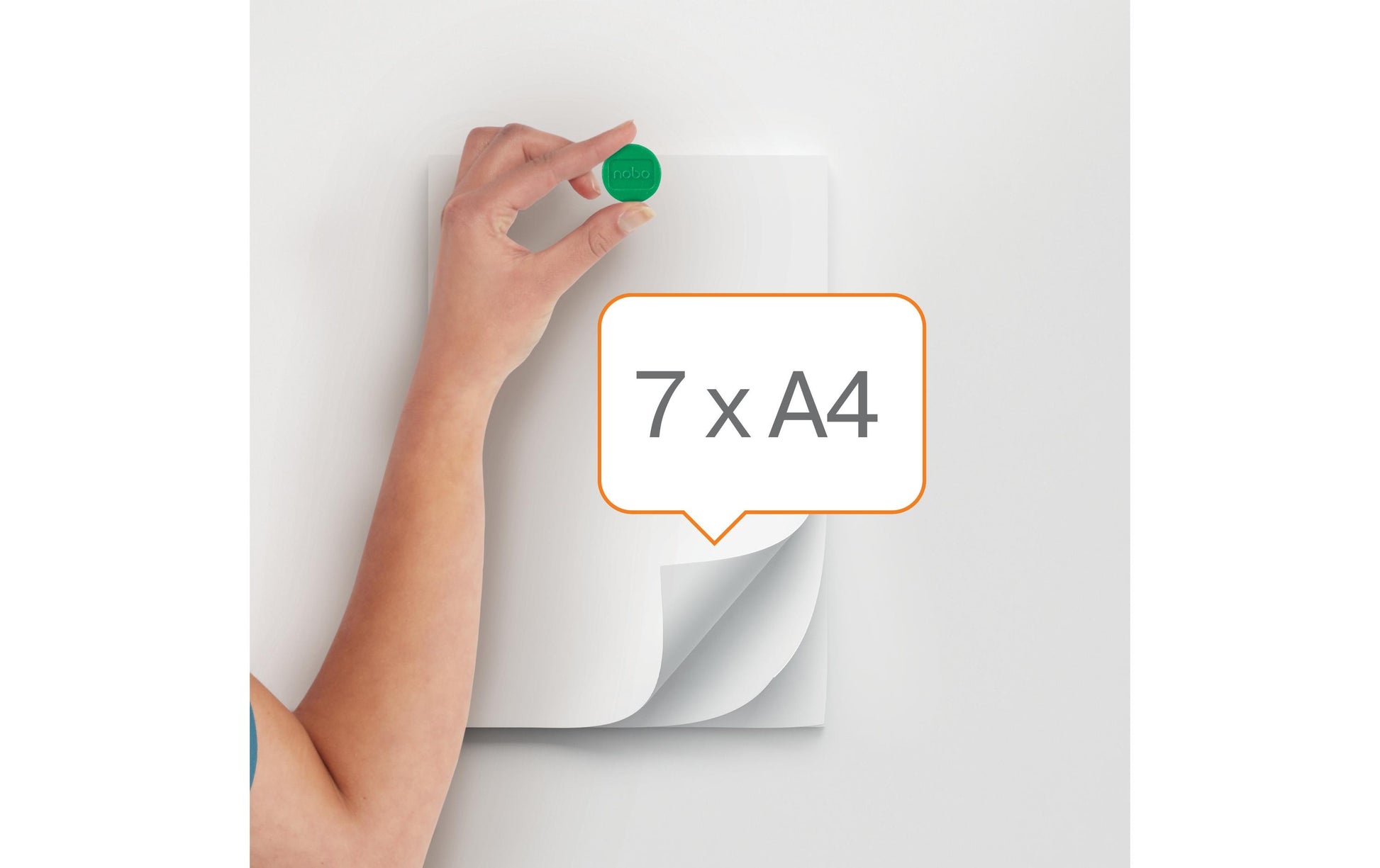 Nobo Tafelmagnete – Ø 32 mm – 10 Stk. – grün