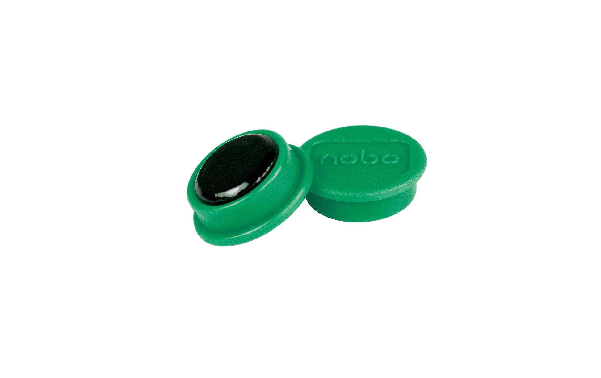 Nobo Tafelmagnete – Ø 24 mm – 10 Stk. – grün