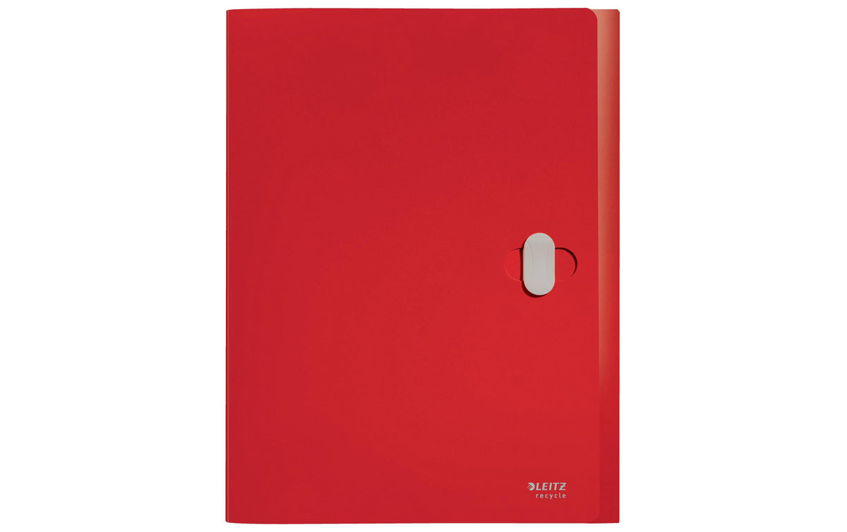Leitz Dokumentenmappe A4 – Kunststoff, Rot, bis 250 Blatt