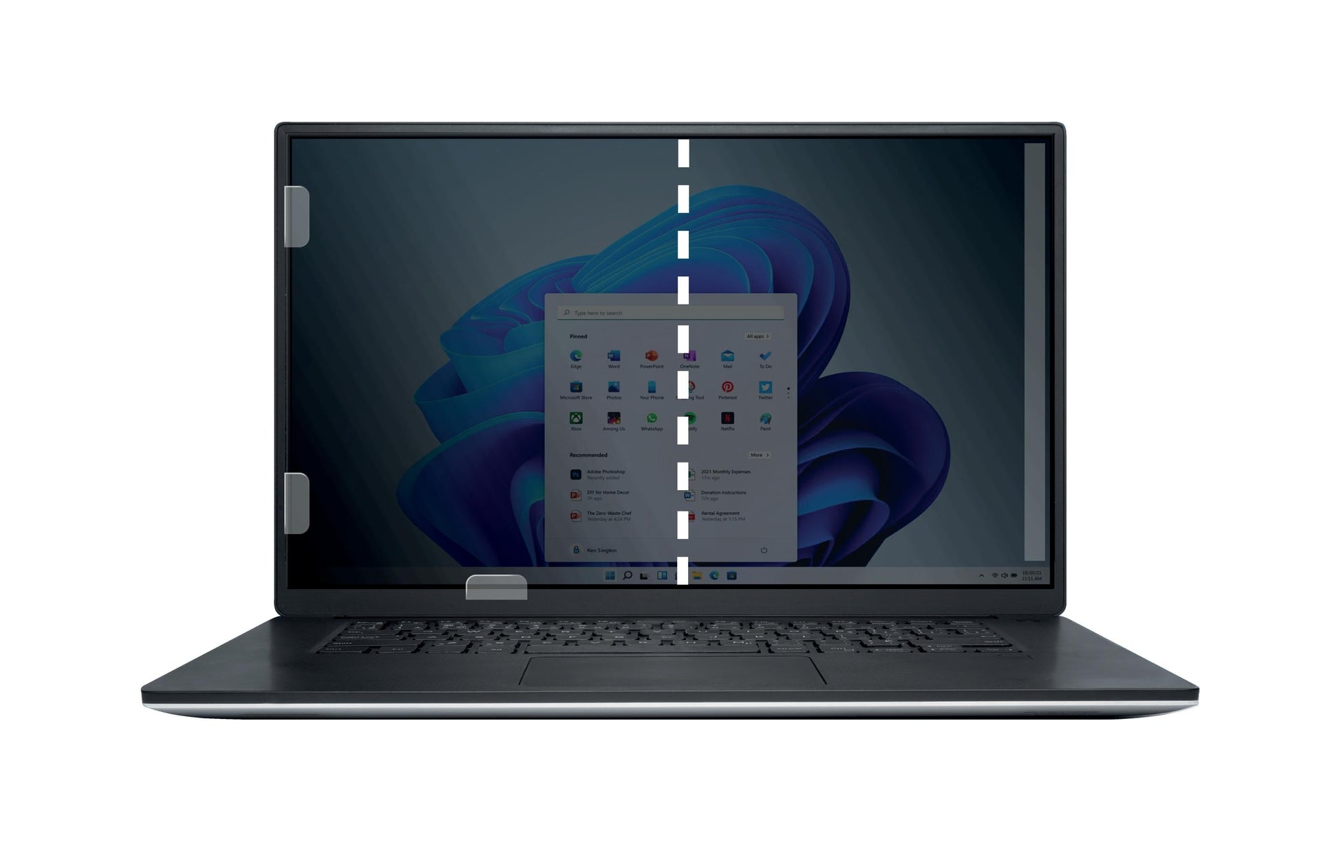 Kensington Displayschutz für Notebooks bis 13,3" – schwarz