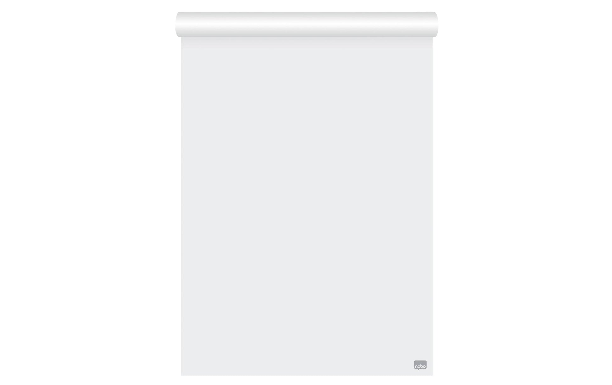 Nobo Flipchart-Block – 60 × 90 cm, 50 Blatt/Block, kariert, weiss, Papier