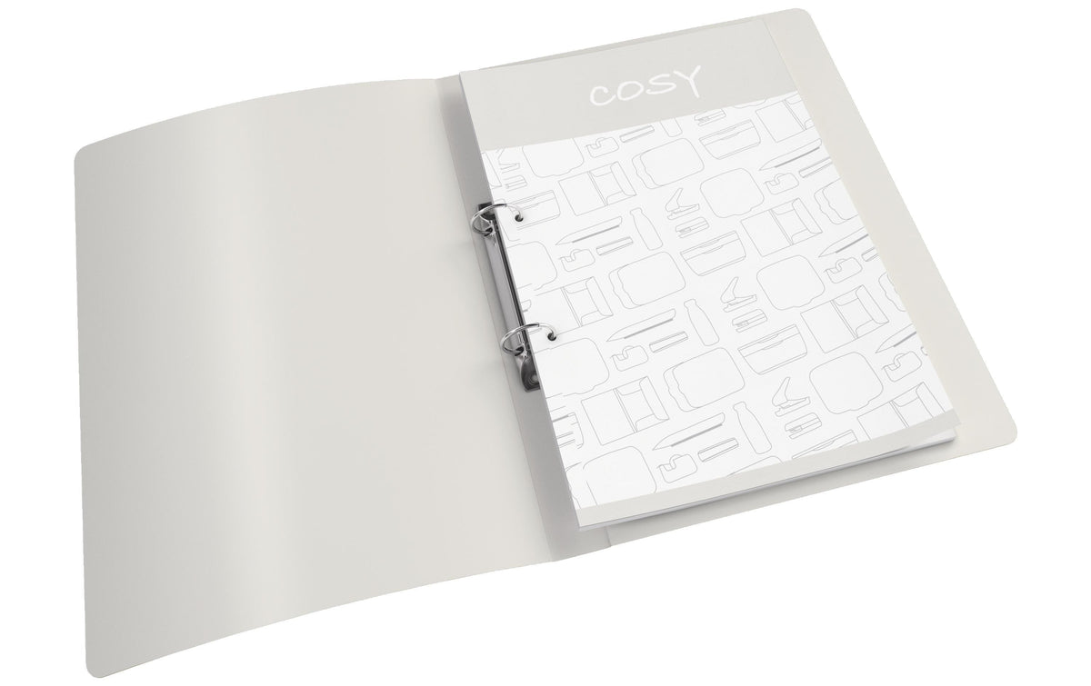 Leitz Cosy Ringbuch – 2 Ringe – für A4 – Rückenbreite 3,2 cm – Gelb