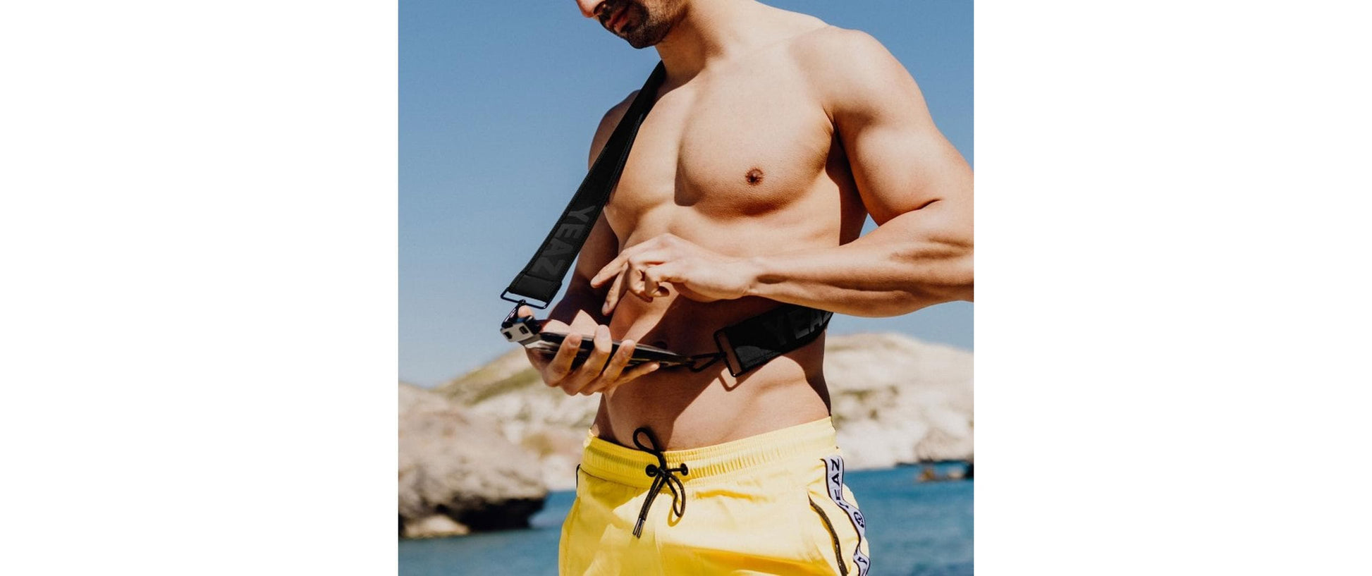 YEAZ Wasserdichte Smartphone-Tasche OCEAN SHOT – für Smartphones – schwarz – wasserdicht