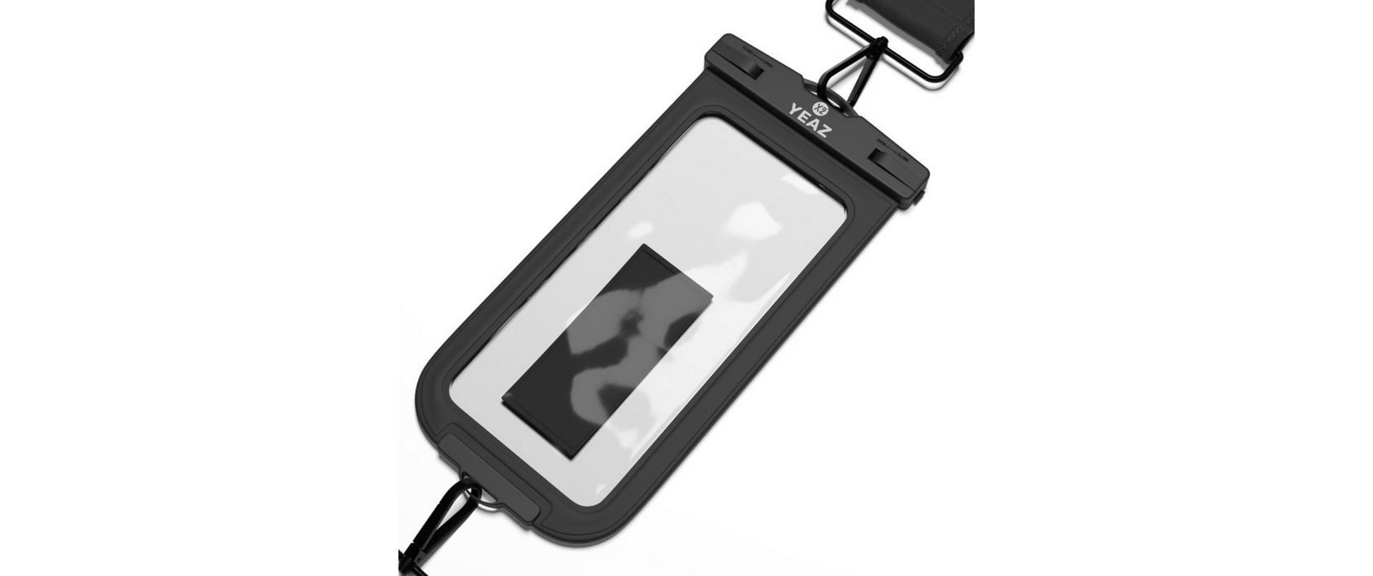 YEAZ Wasserdichte Smartphone-Tasche OCEAN SHOT – für Smartphones – schwarz – wasserdicht