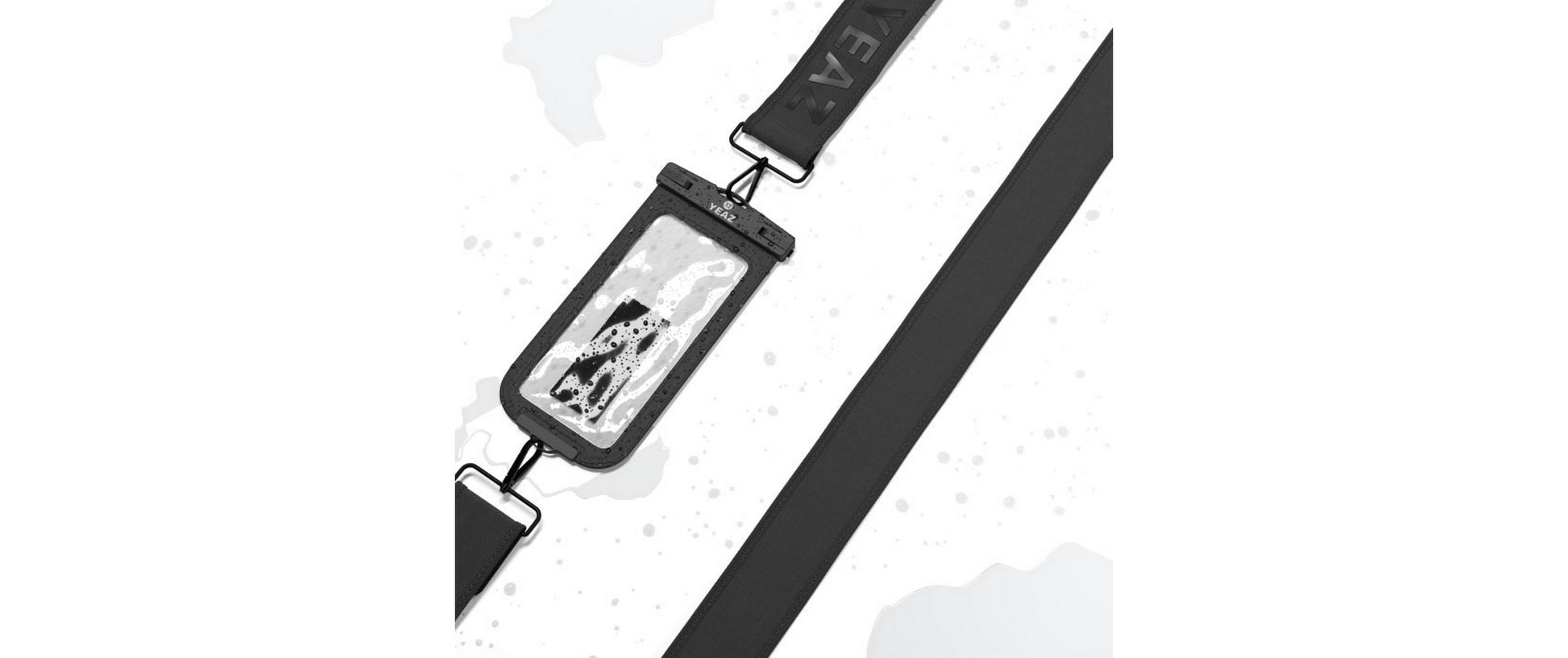 YEAZ Wasserdichte Smartphone-Tasche OCEAN SHOT – für Smartphones – schwarz – wasserdicht