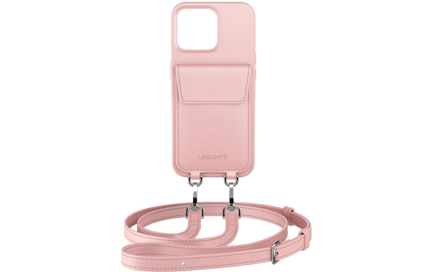 Urbany's Necklace-Hülle Cotton Candy – für Apple iPhone 16 Pro Max – rosa