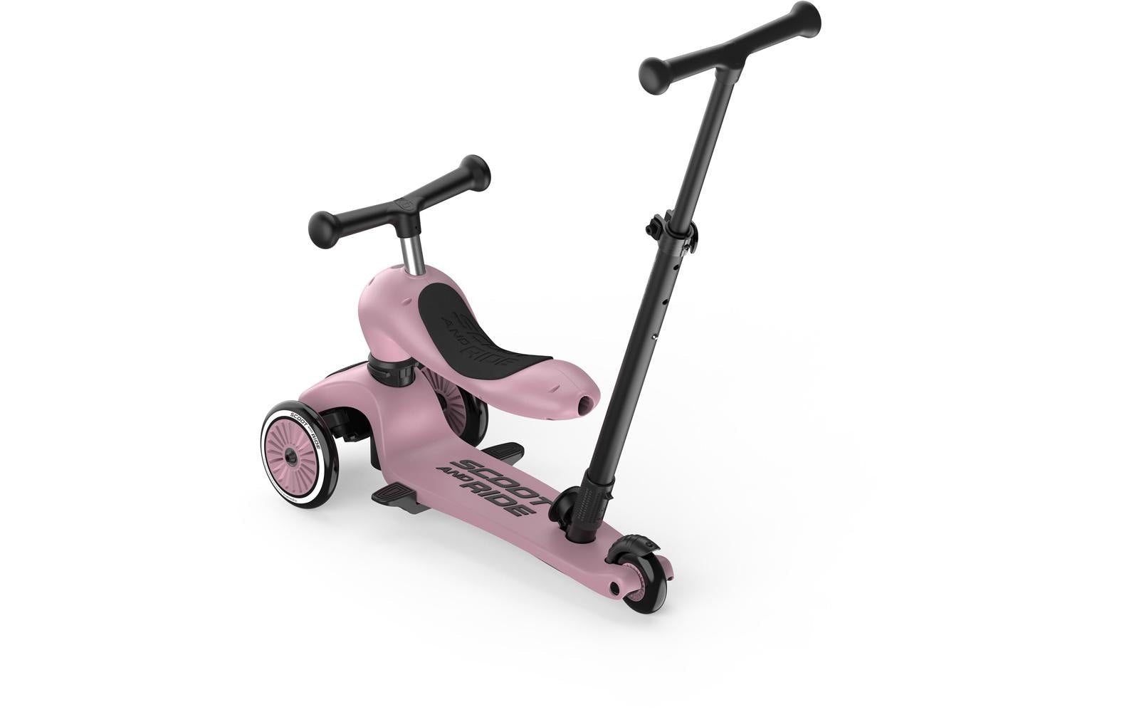 Scoot & Ride Scoot and Ride Dreirad – Ø 3,2″, belastbar 20 kg – höhenverstellbarer Lenker – ab 1 Jahr – Polycarbonat/Aluminium