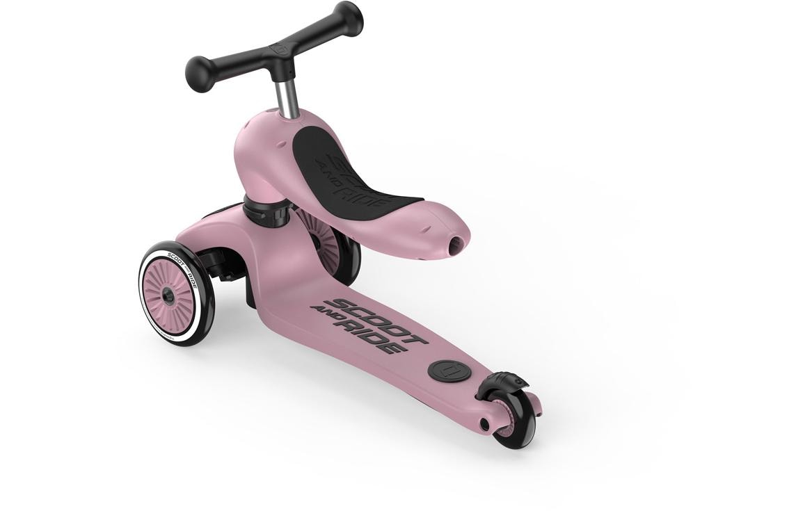 Scoot & Ride Scoot and Ride Dreirad – Ø 3,2″, belastbar 20 kg – höhenverstellbarer Lenker – ab 1 Jahr – Polycarbonat/Aluminium
