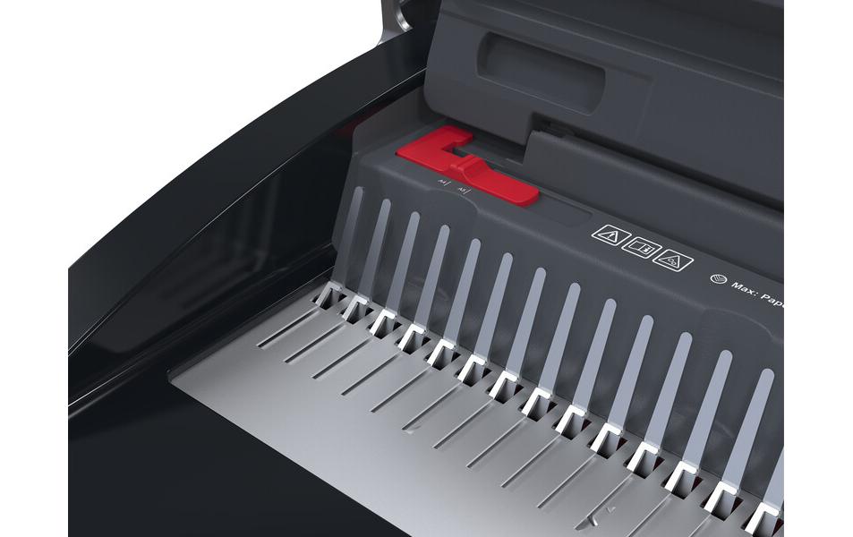GBC CombBind CB25 Stanz- und Bindemaschine – Plastikbindung, für 21-Loch, A4, bis 25 Blatt
