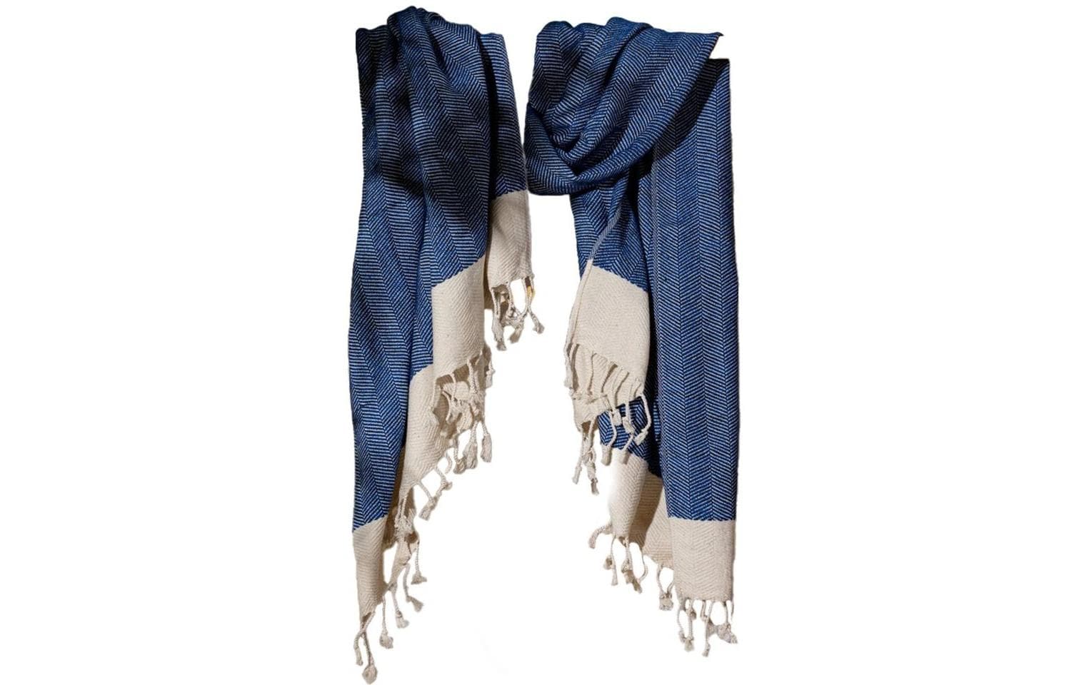 Foutastic Strandtuch Baliksirti – 90 × 180 cm, Dunkelblau, 90% Baumwolle/10% Polyester