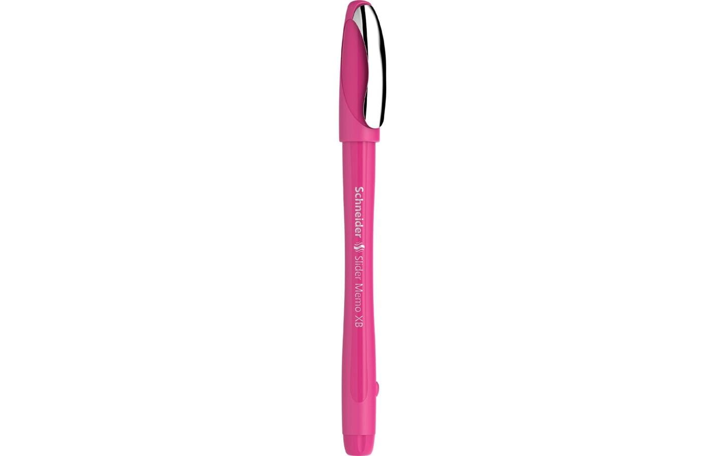 Schneider AG Schneider Slider Memo Kugelschreiber – Blau, Spitze 0,7 mm, Deckel, Kunststoff, Pink