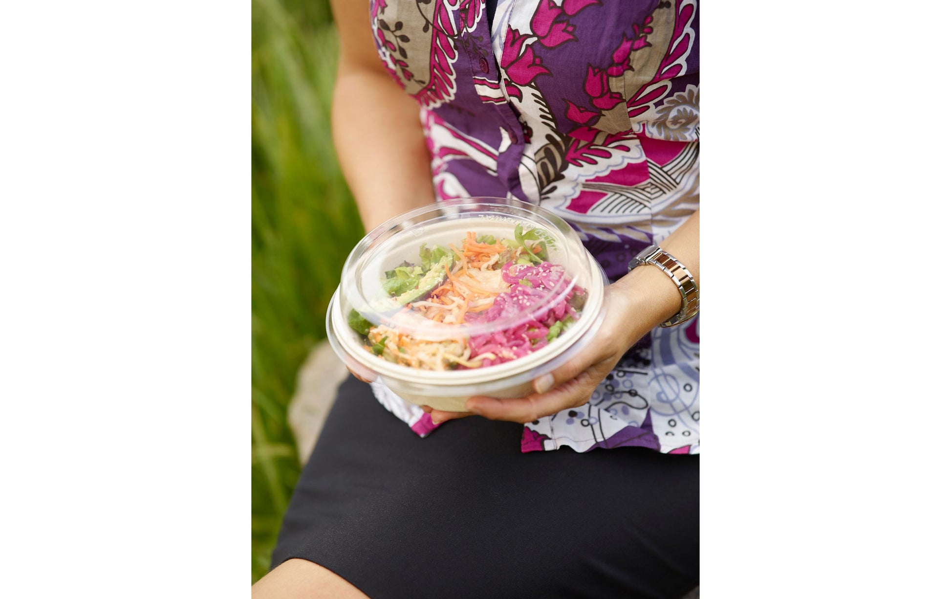 BioPak Deckel für Bowl, rPET – Ø 21,2 cm – transparent – 160 Stk.