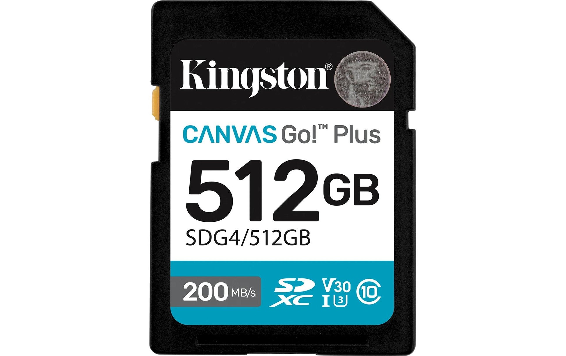 Kingston Technology Kingston Canvas Go Plus 200R Gen4 Speichergerät – 512 GB, UHS‑I, Klasse 10 / U3 / V30 / 200 MB/s