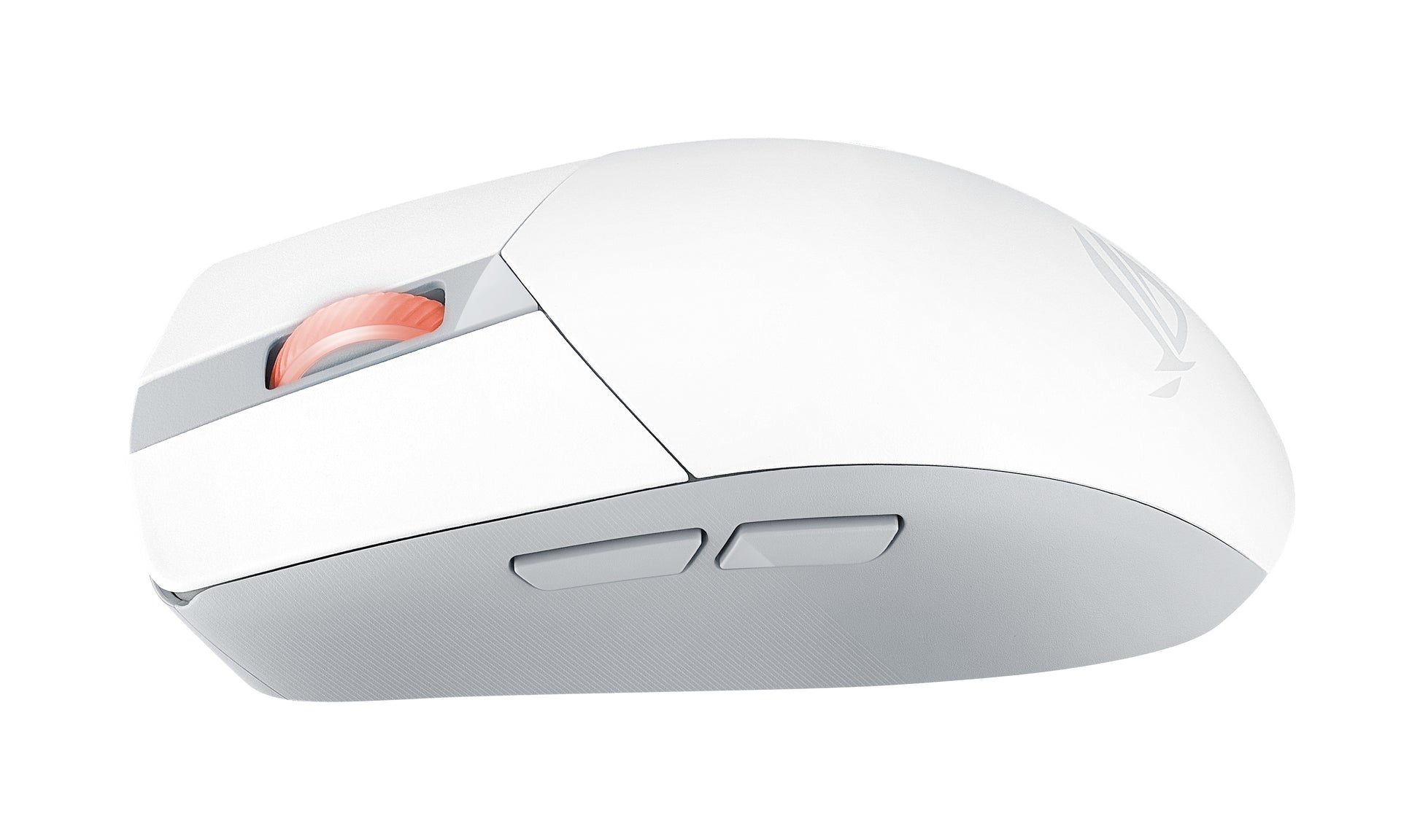ASUS ROG Strix Impact III Wireless Gaming-Maus – kabellos, Bluetooth + 2,4 GHz, 36'000 dpi, beidhändig, weiss