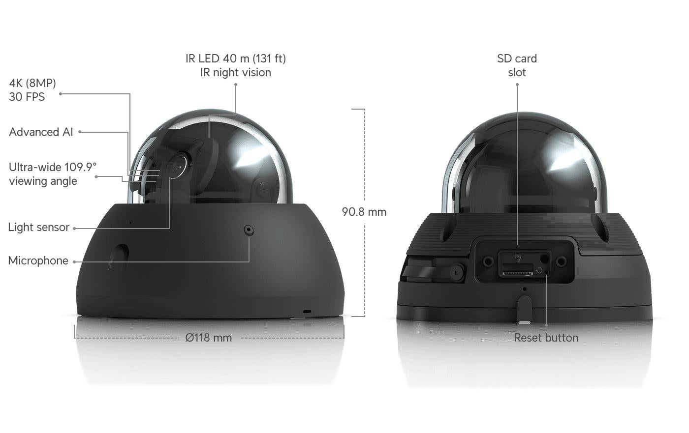 Ubiquiti Wildkamera – 4K, PoE, Wetterfest