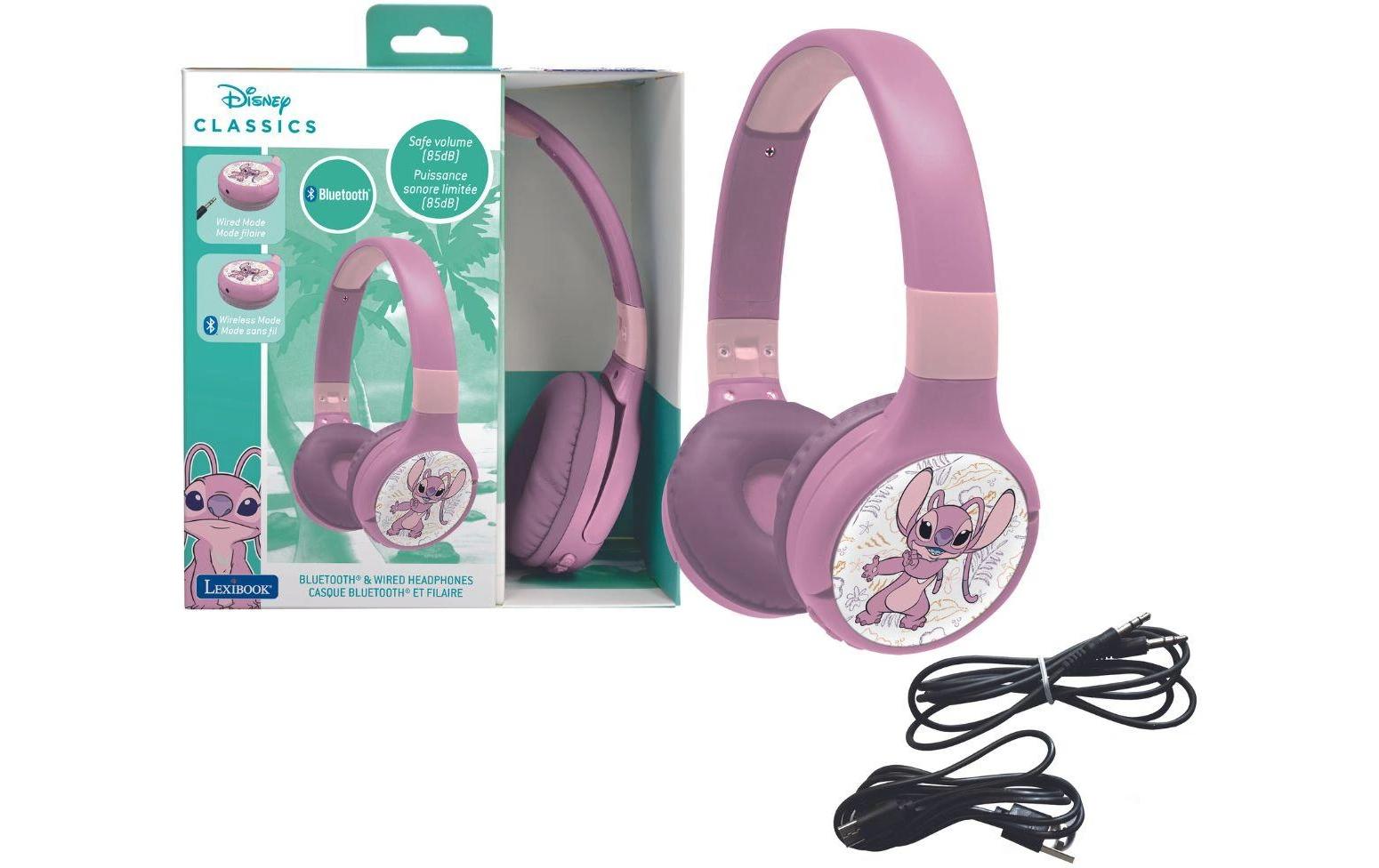 Lexibook Stitch Angel 2 in 1 Kinderkopfhörer – On-Ear, Rosa
