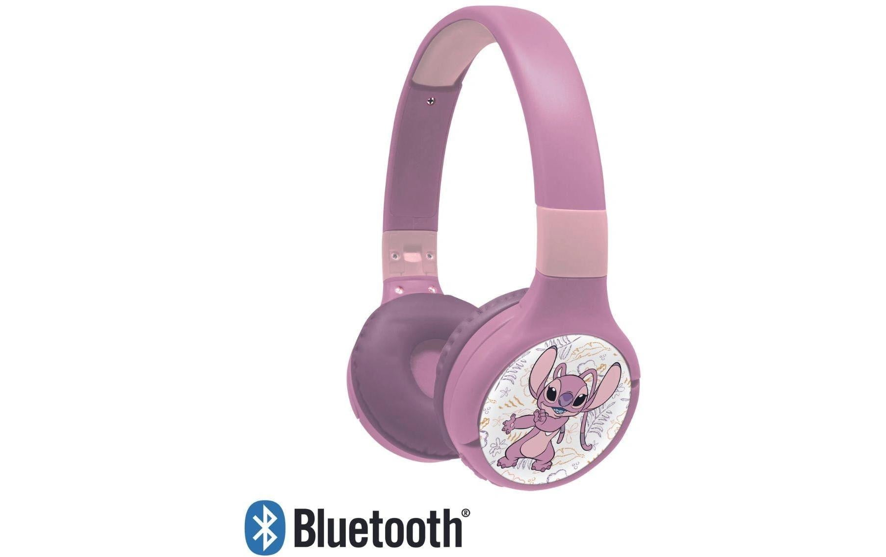Lexibook Stitch Angel 2 in 1 Kinderkopfhörer – On-Ear, Rosa