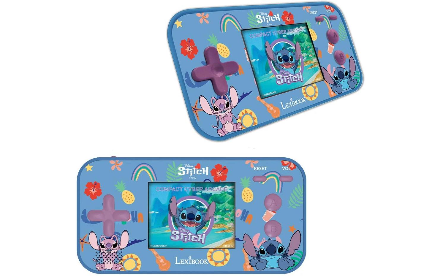 Lexibook Stitch Compact Cyber Arcade Spielzeug – 3 Batterien, ab 3 Jahren – Blau