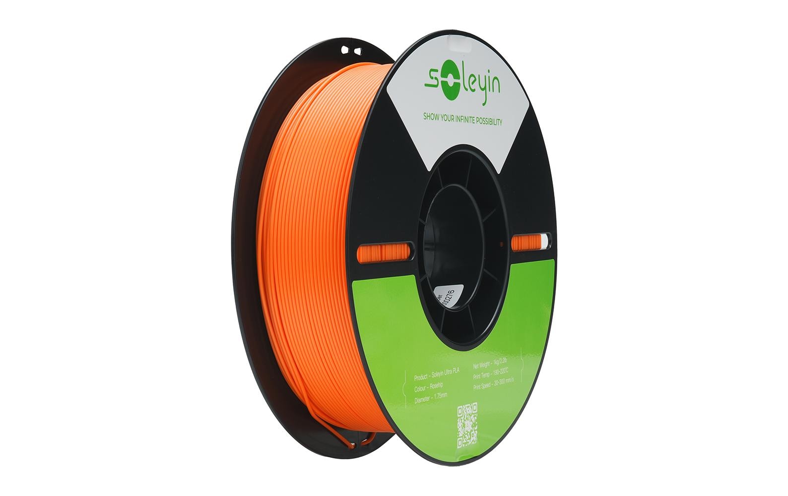 Creality 3D-Drucker-Filament Soleyin Ultra PLA 1,75 mm Orange, 1 kg