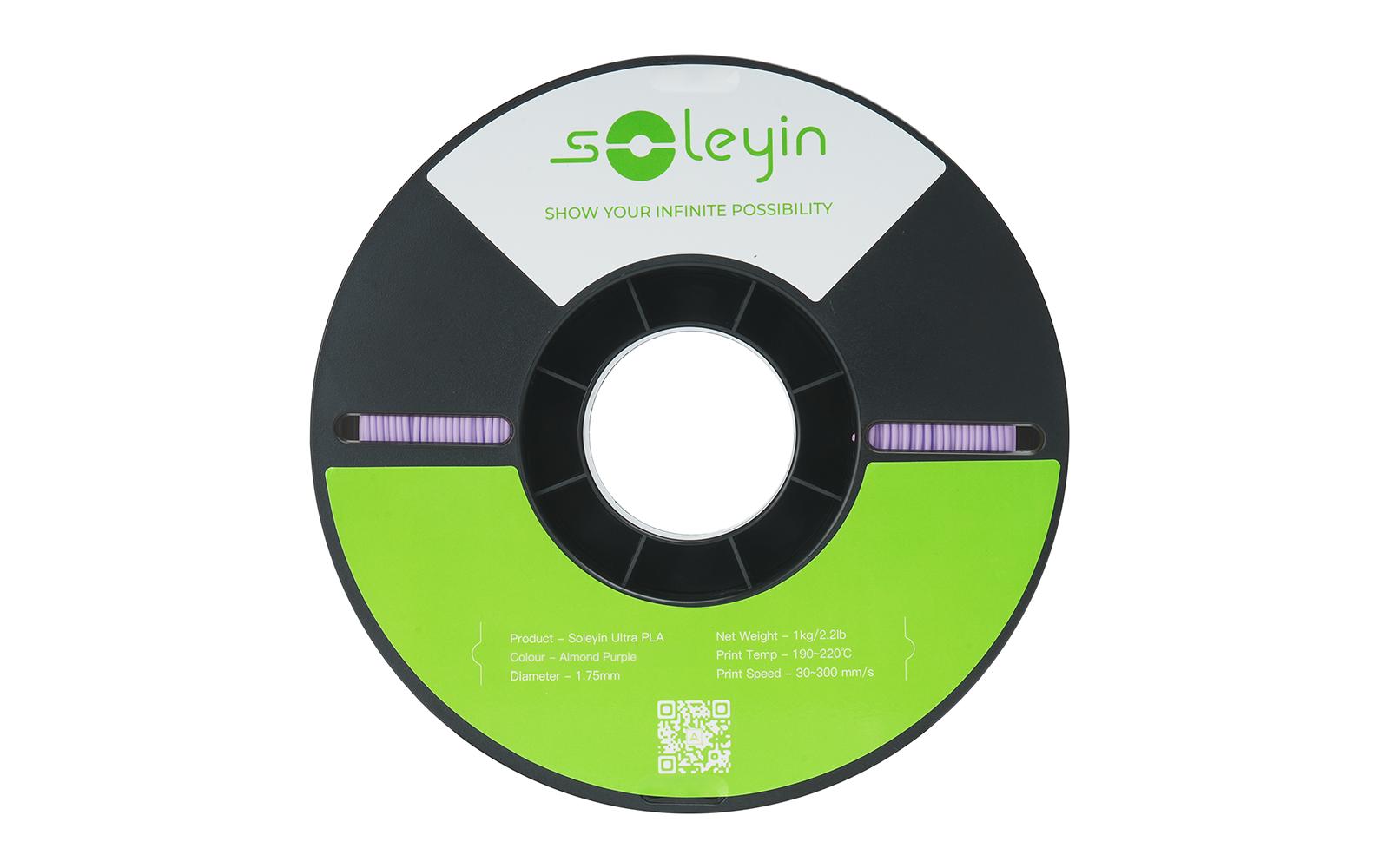 Creality 3D-Drucker-Filament Soleyin Ultra PLA 1,75 mm Violett, 1 kg
